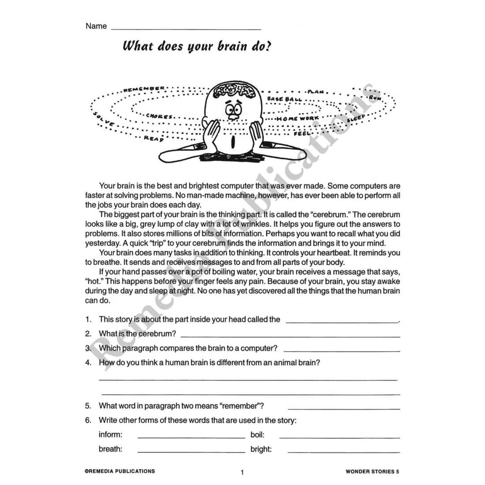 Wonder Stories (Reading Level 5)