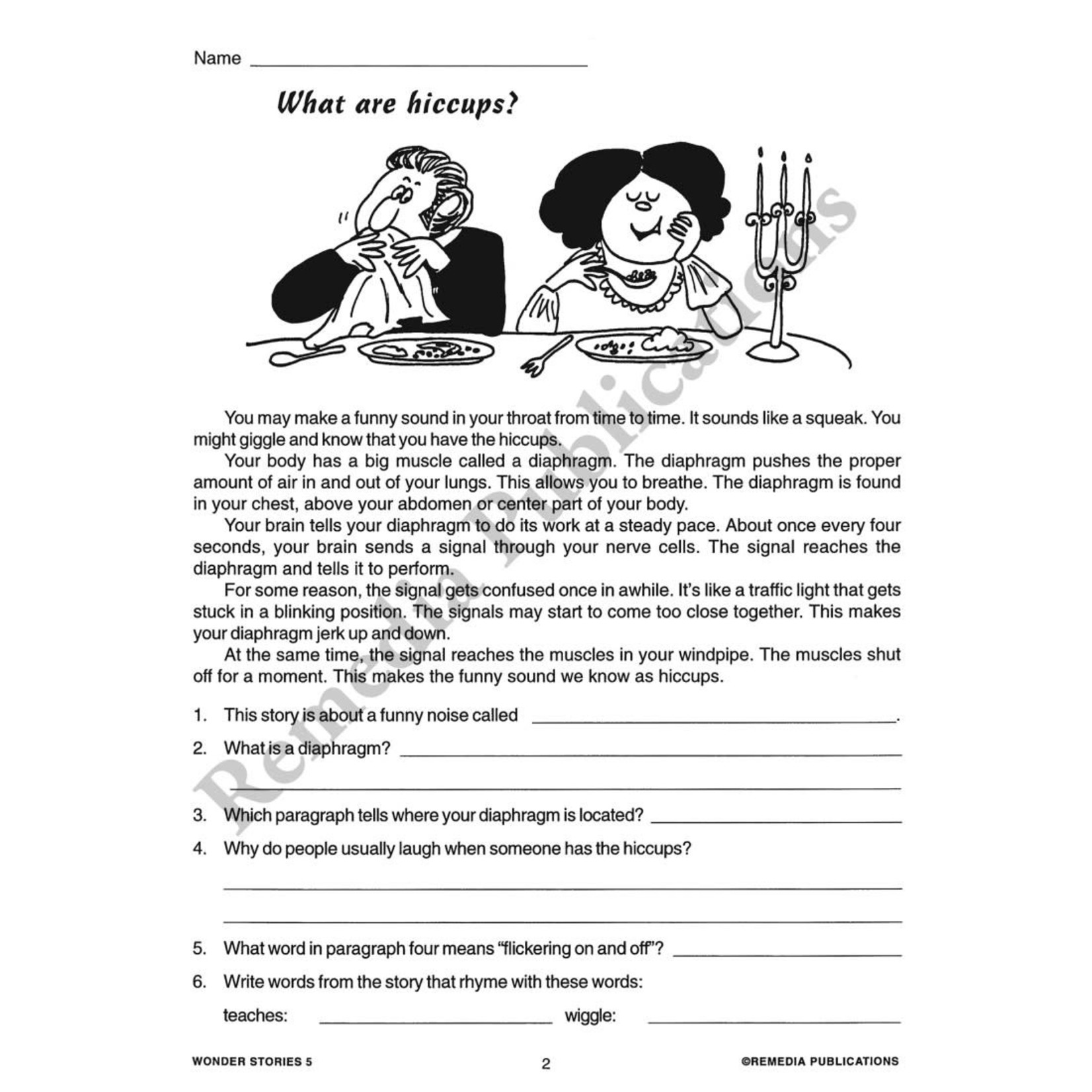 Wonder Stories (Reading Level 5)