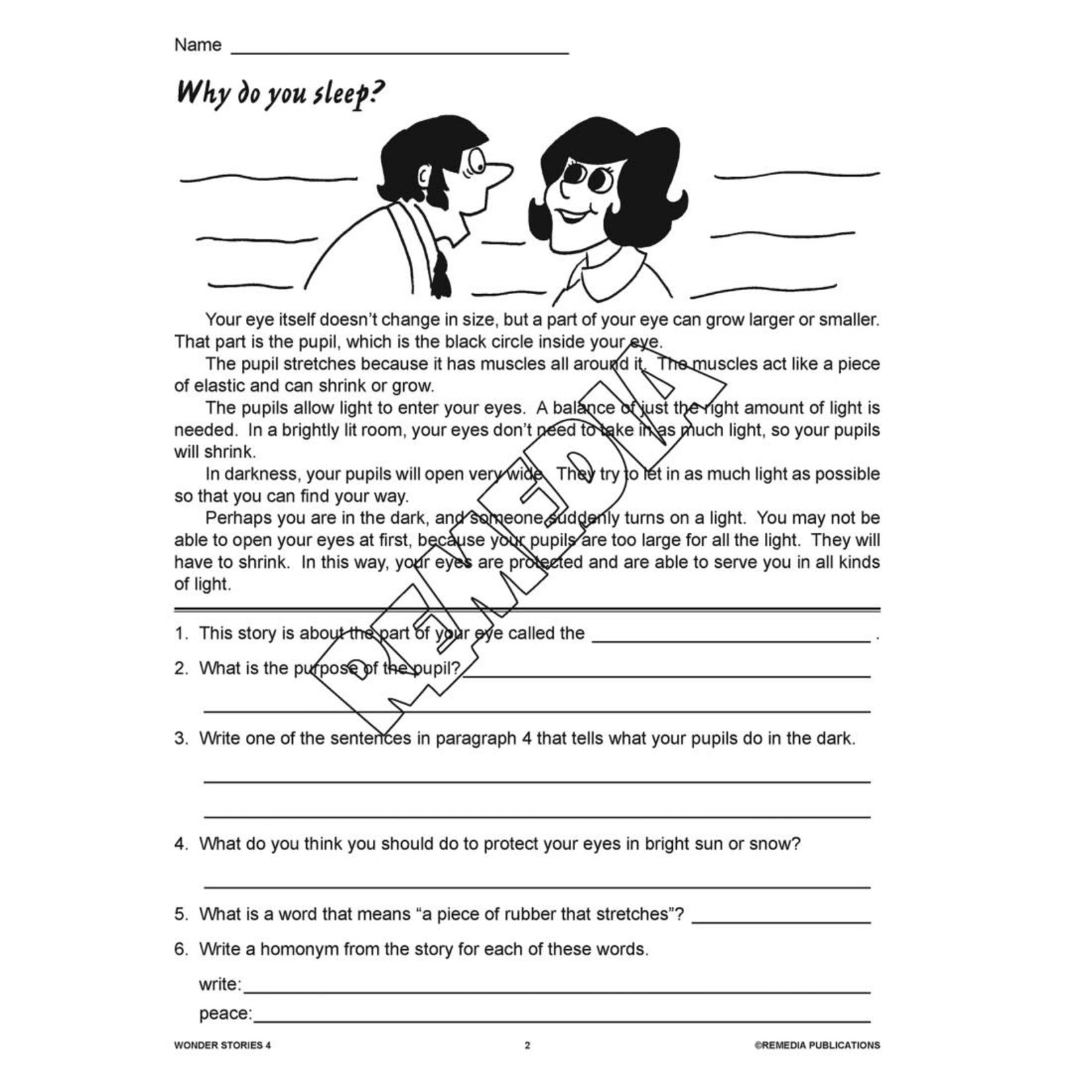 Wonder Stories (Reading Level 4)