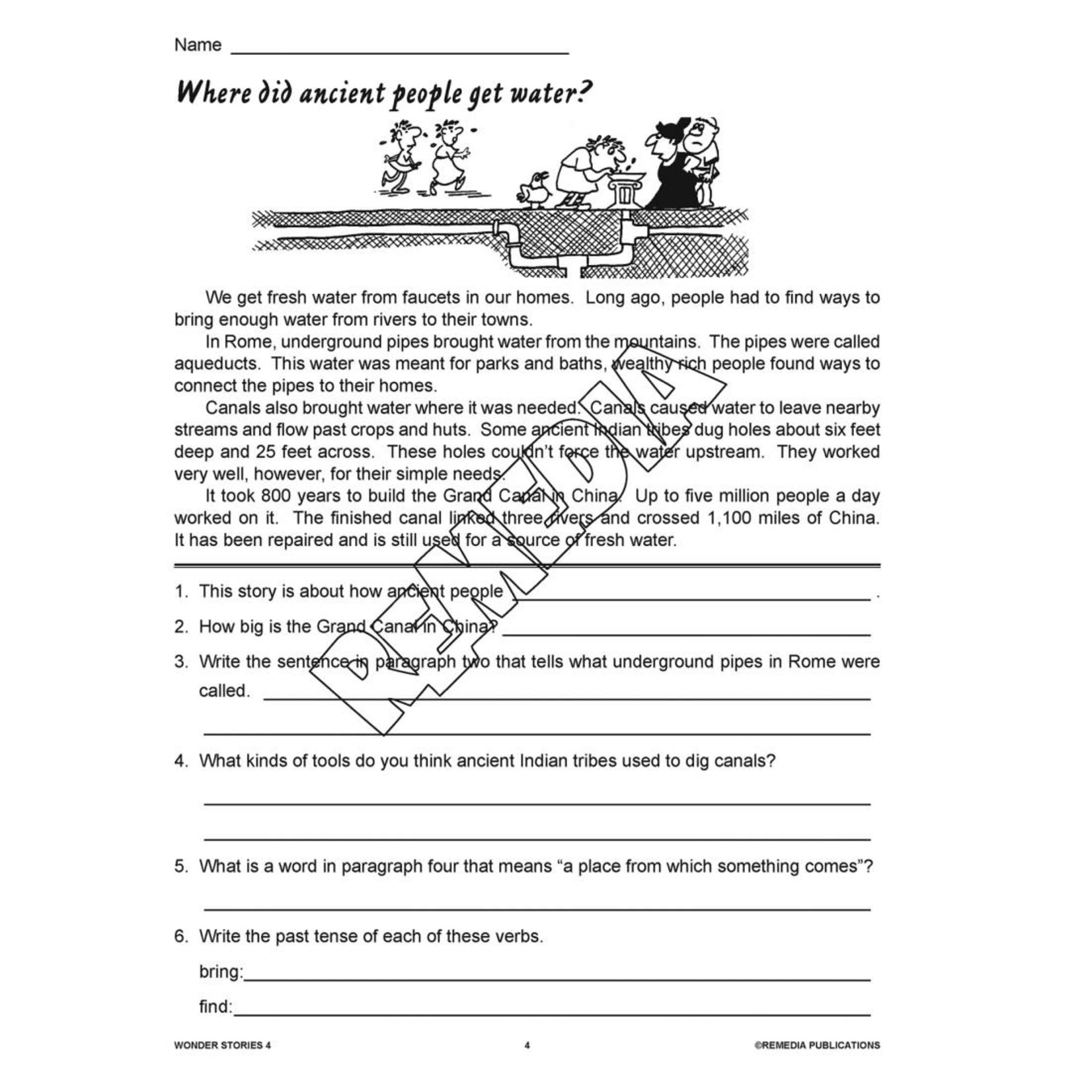 Wonder Stories (Reading Level 4)