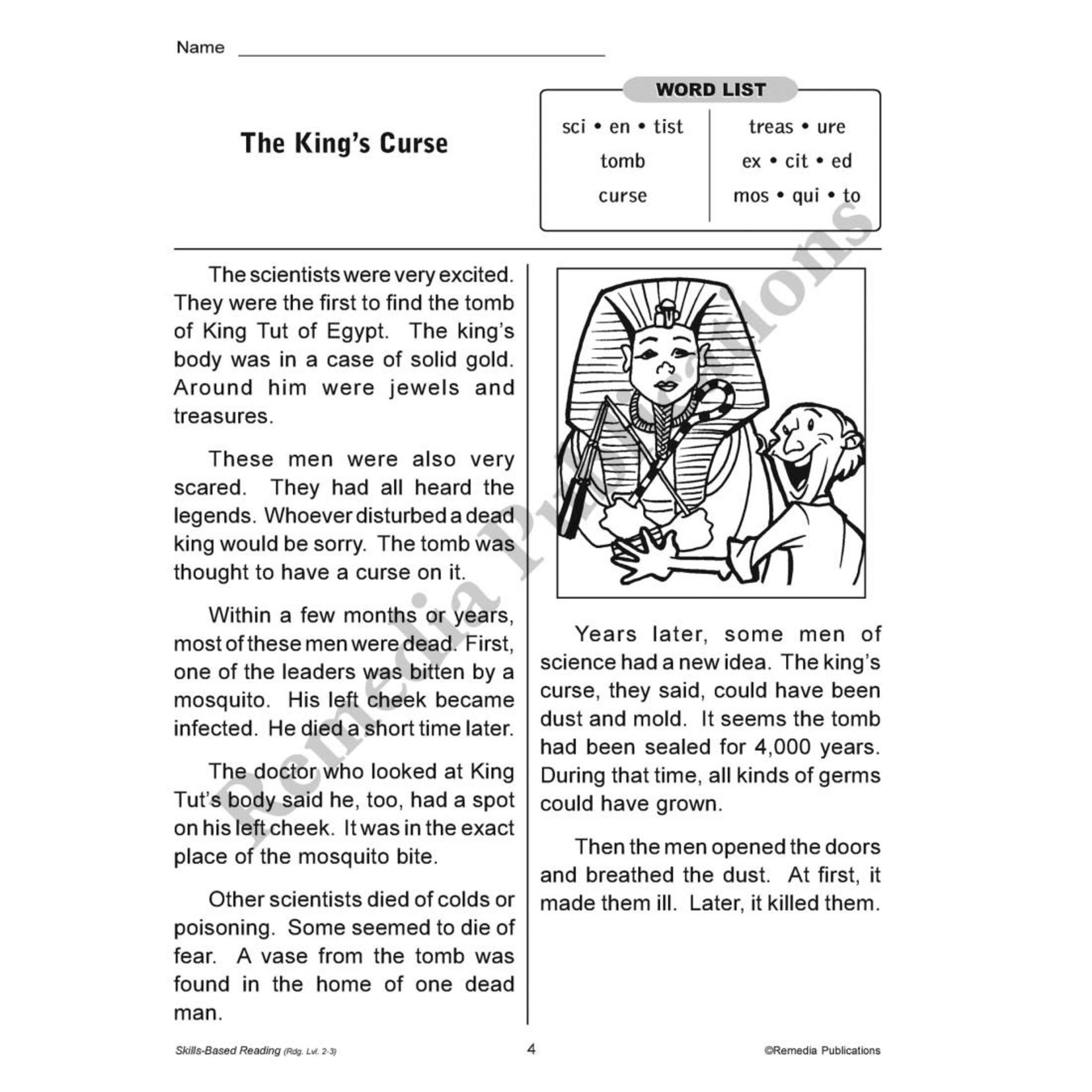 Skills-Based Reading (Reading Level 2-3)