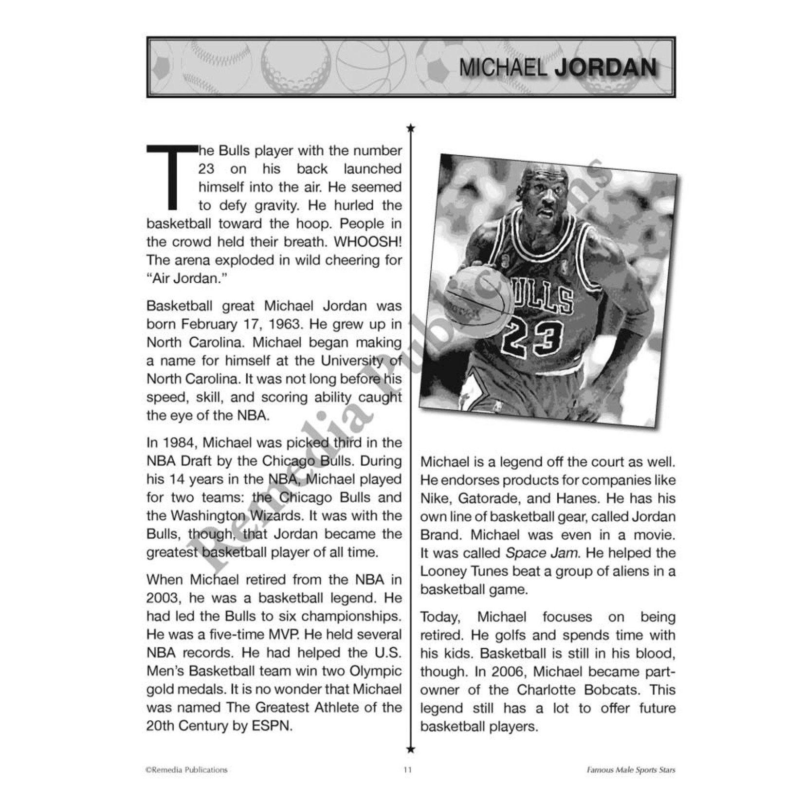 Celebrity Readers: Famous Male Sports Stars