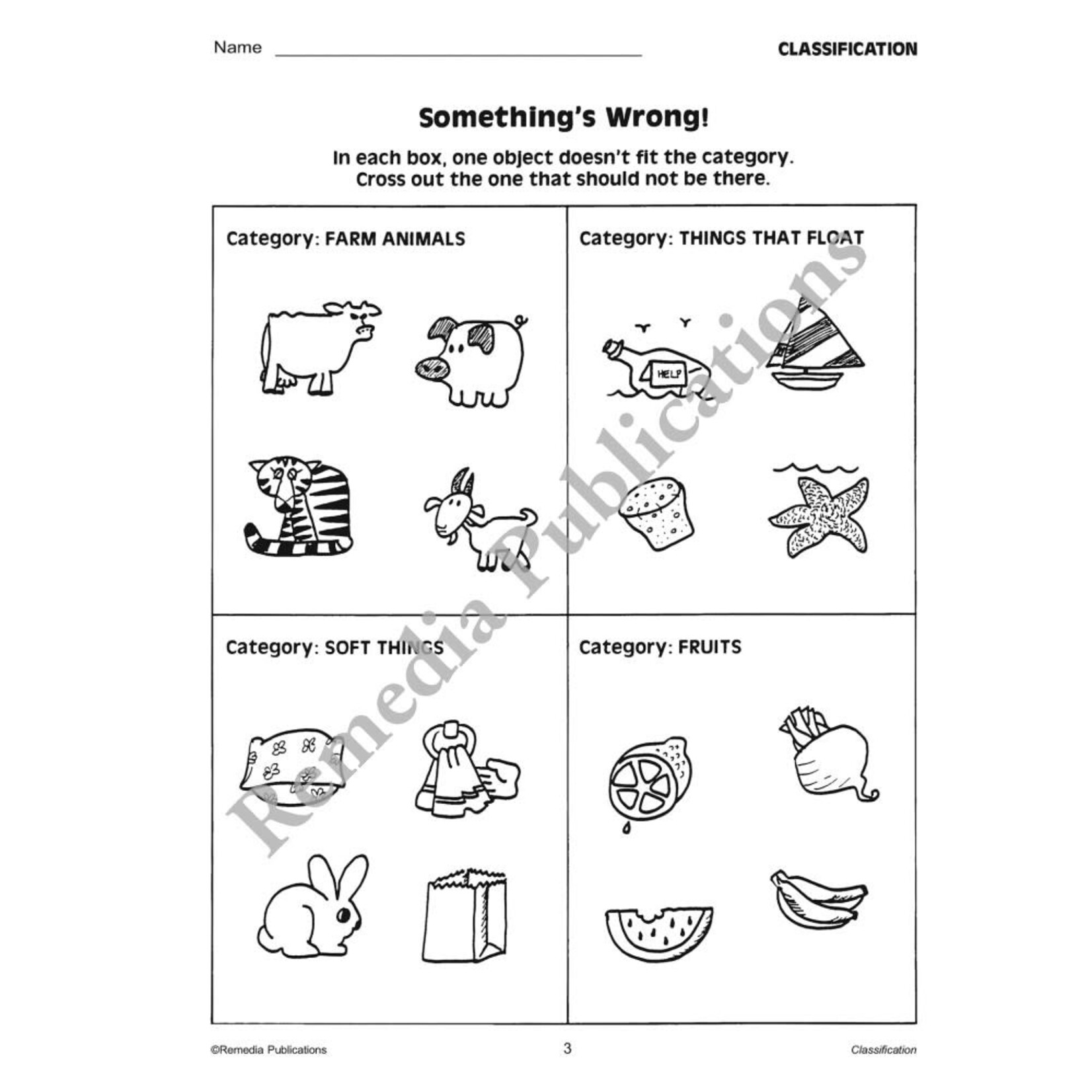 Critical Thinking: Classification