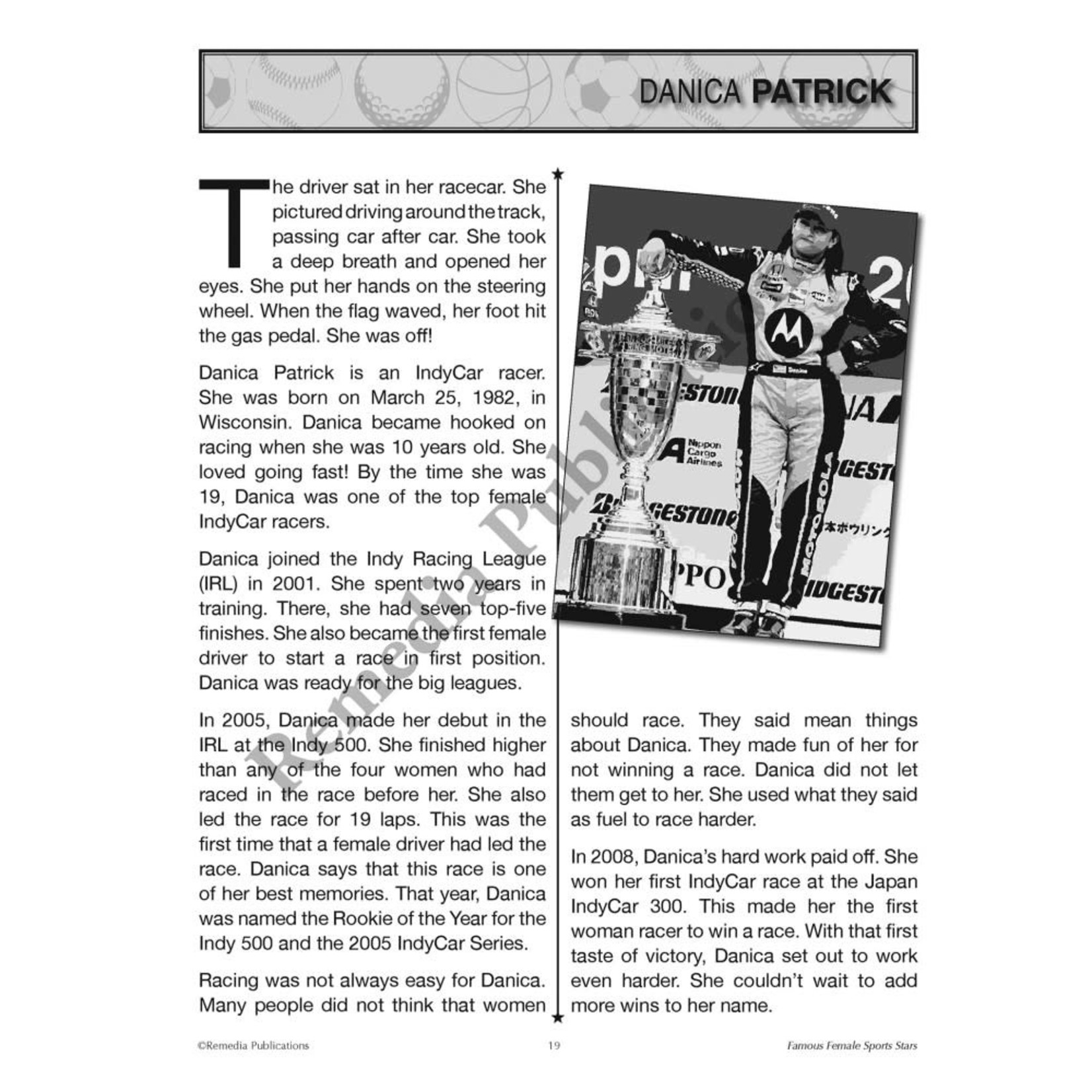 Celebrity Readers: Famous Female Sports Stars