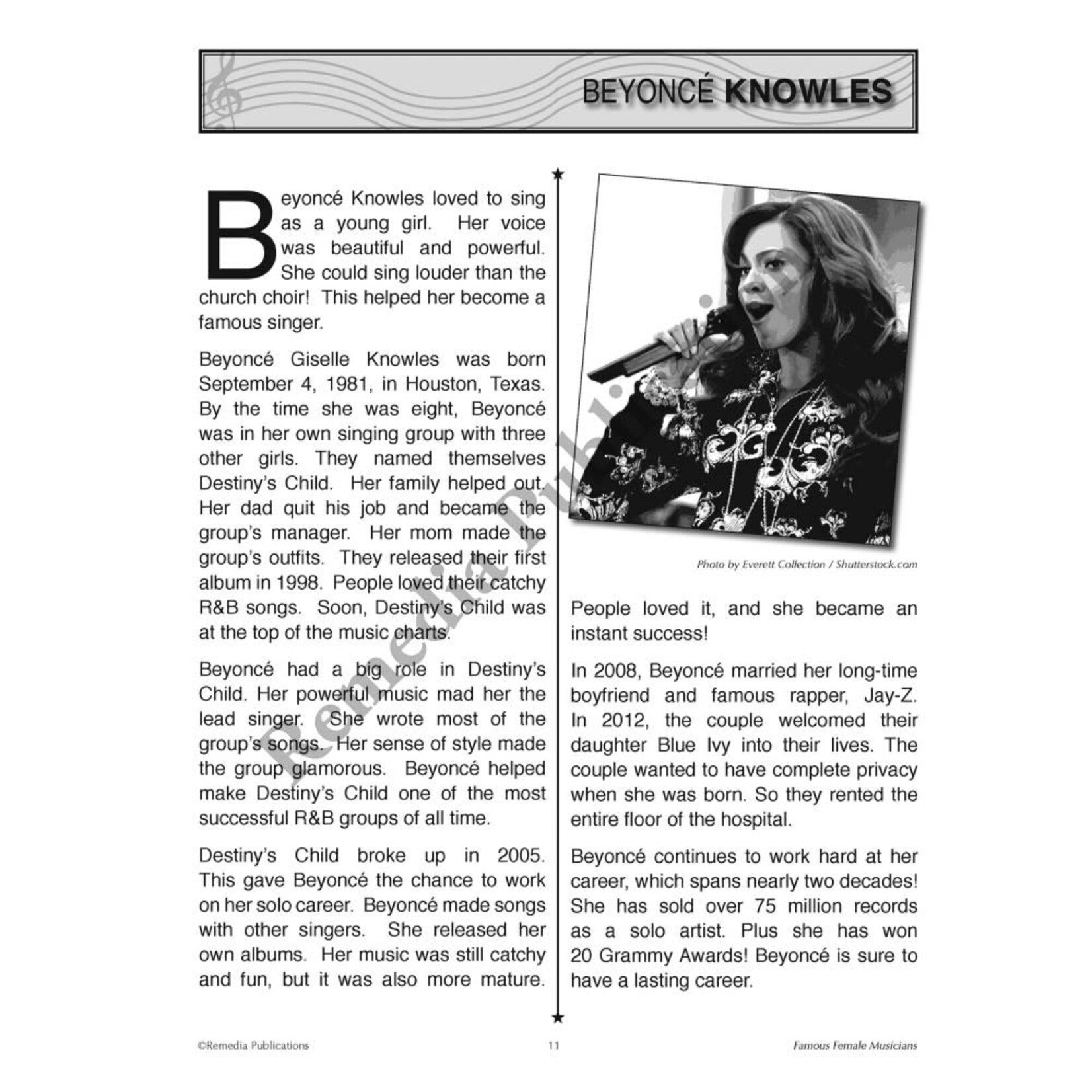 Celebrity Readers: Famous Female Musicians