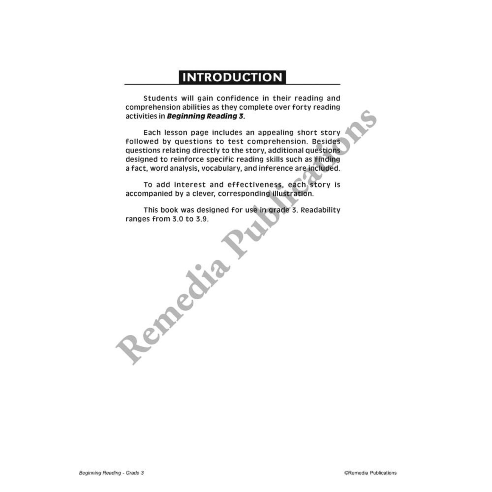 Beginning Reading (Grade 3)