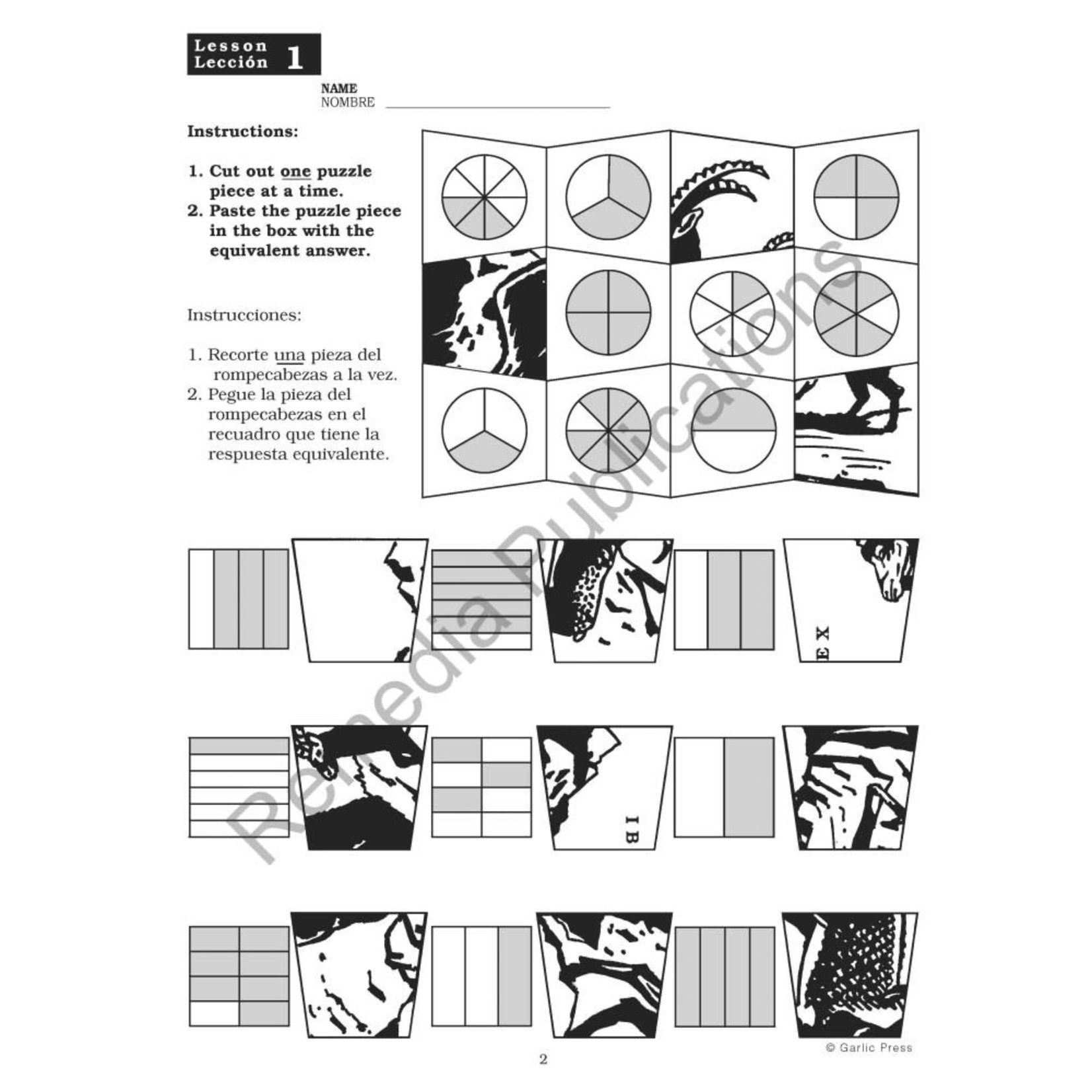 Puzzles & Practice: Fractions