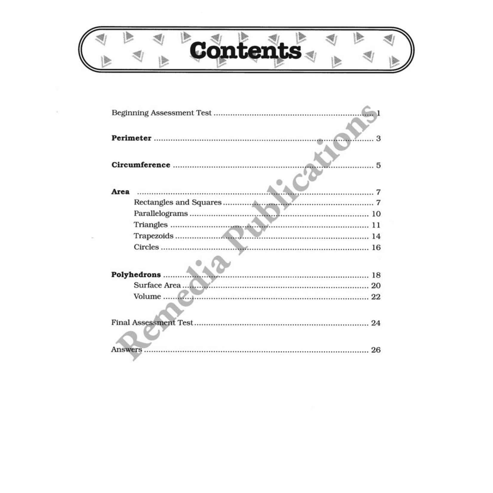 Pre-Geometry 2: Straight Forward Math Series (Advanced Edition)