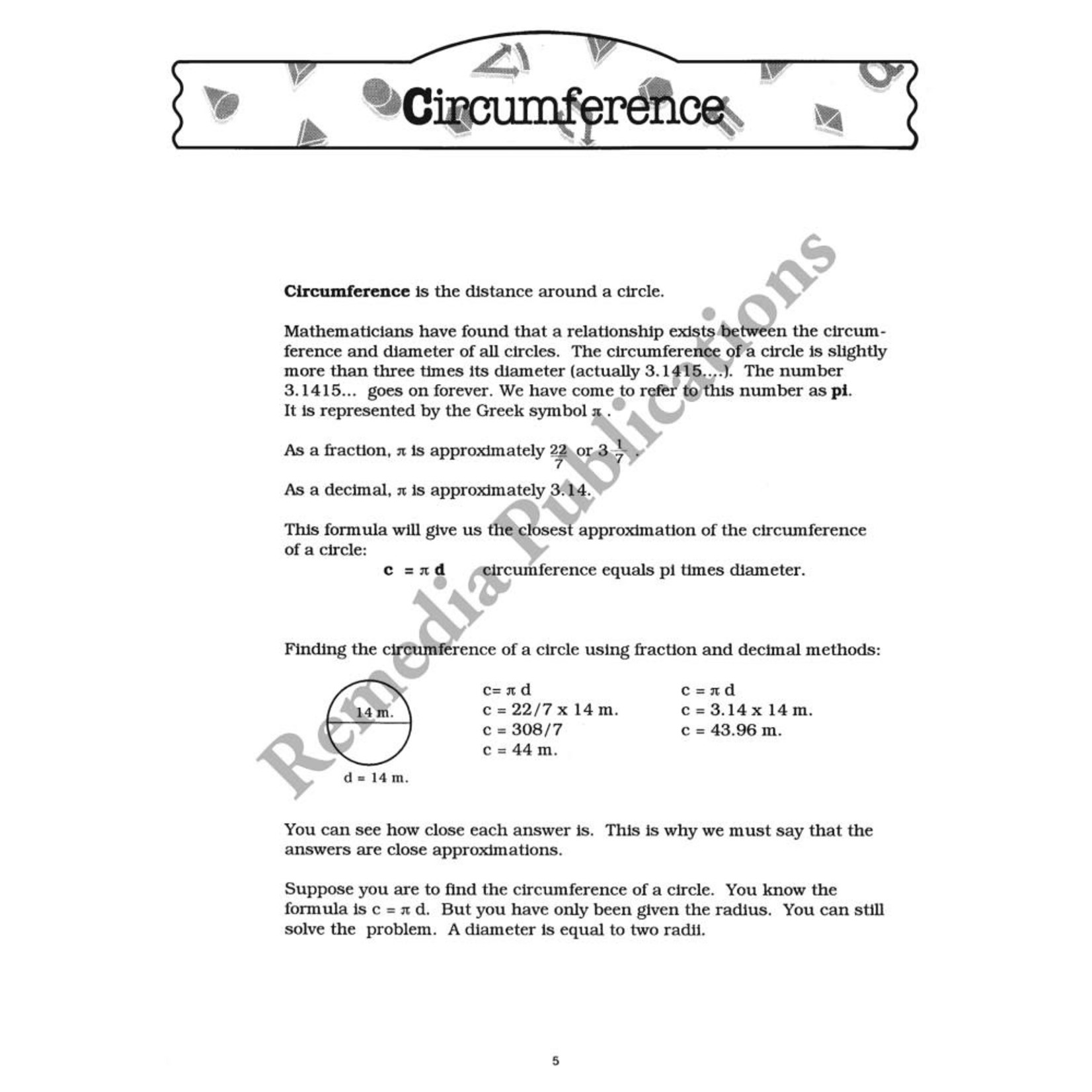 Pre-Geometry 2: Straight Forward Math Series (Advanced Edition)