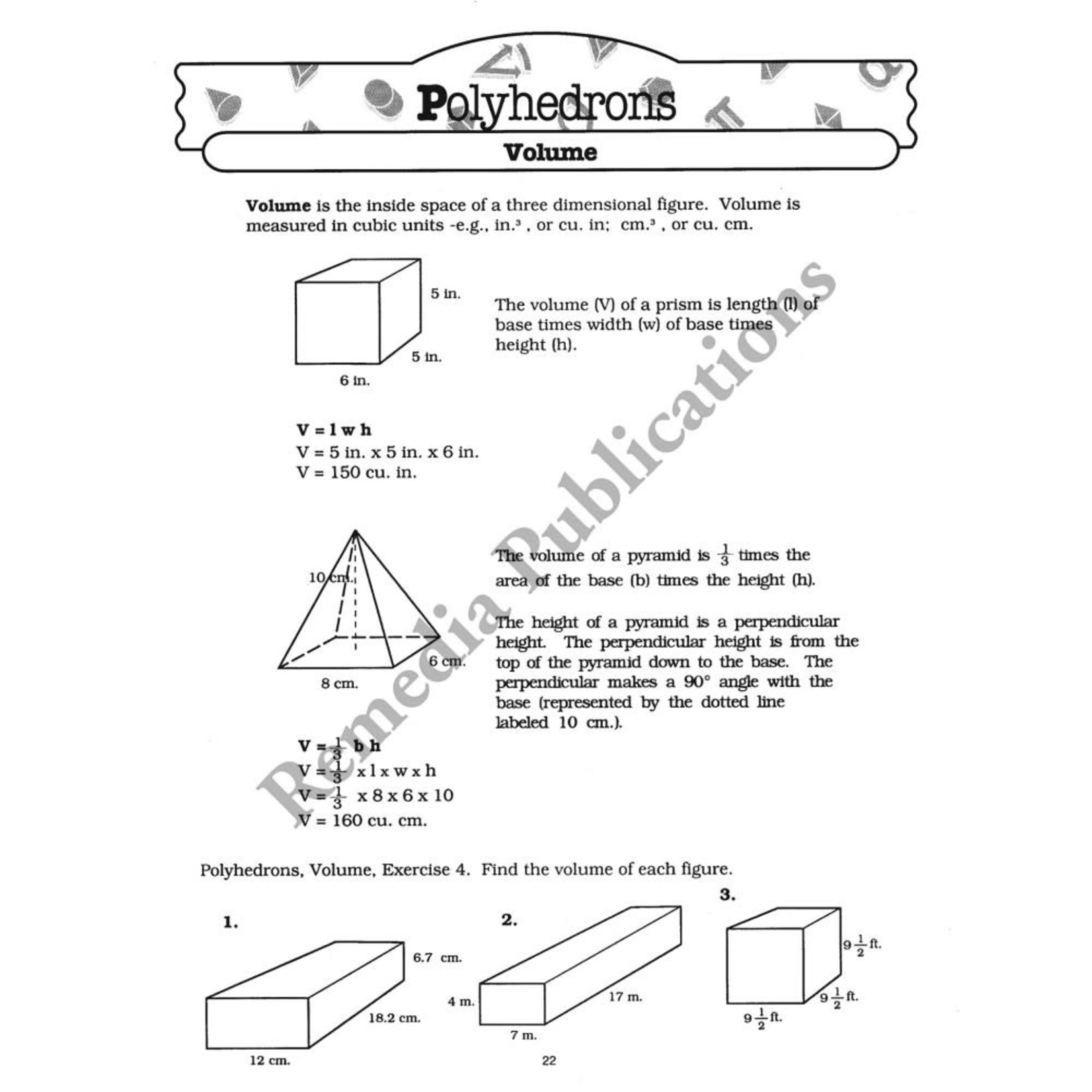 Pre-Geometry 2: Straight Forward Math Series (Advanced Edition)