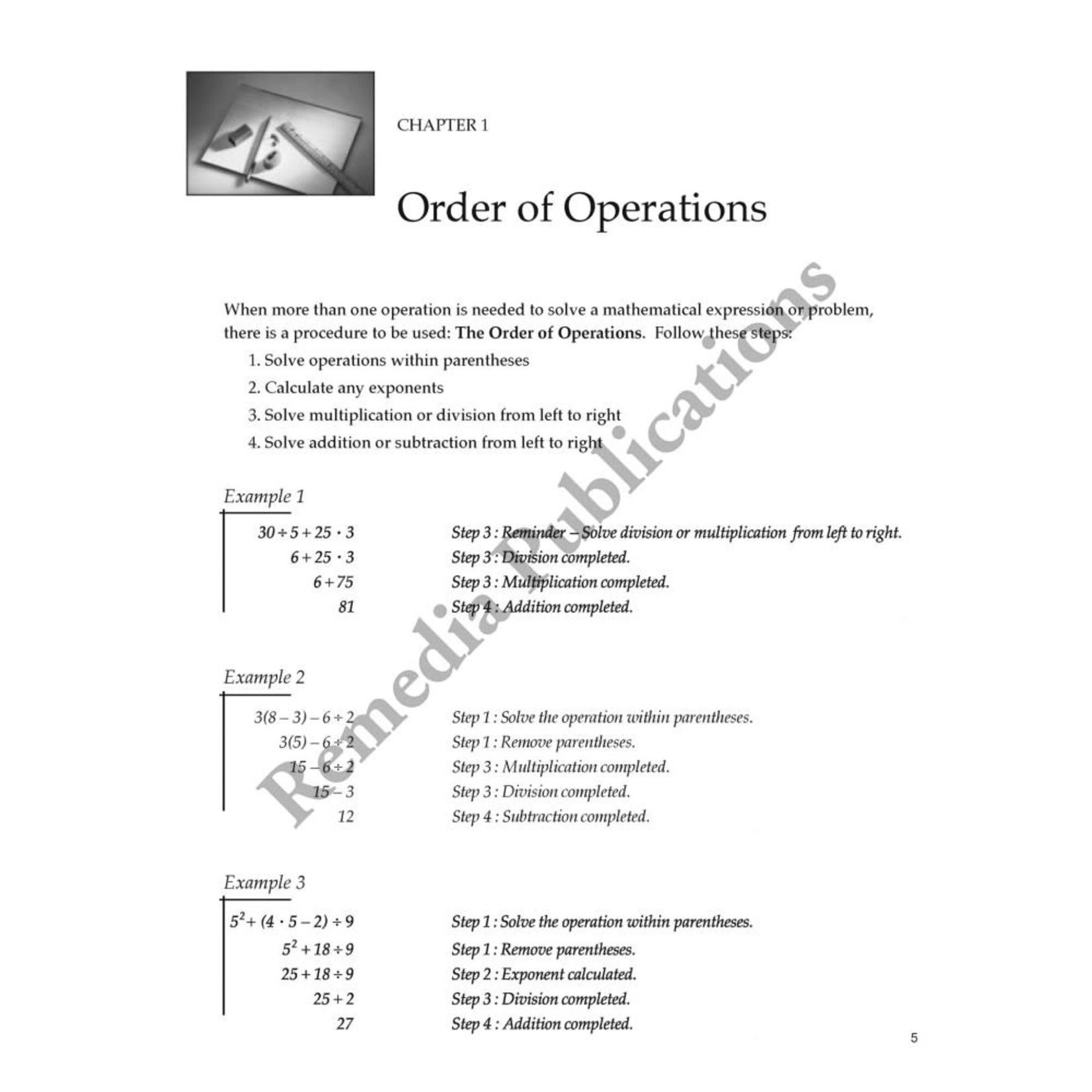 Pre-Algebra Companion: Straight Forward Math Series (Large Edition)