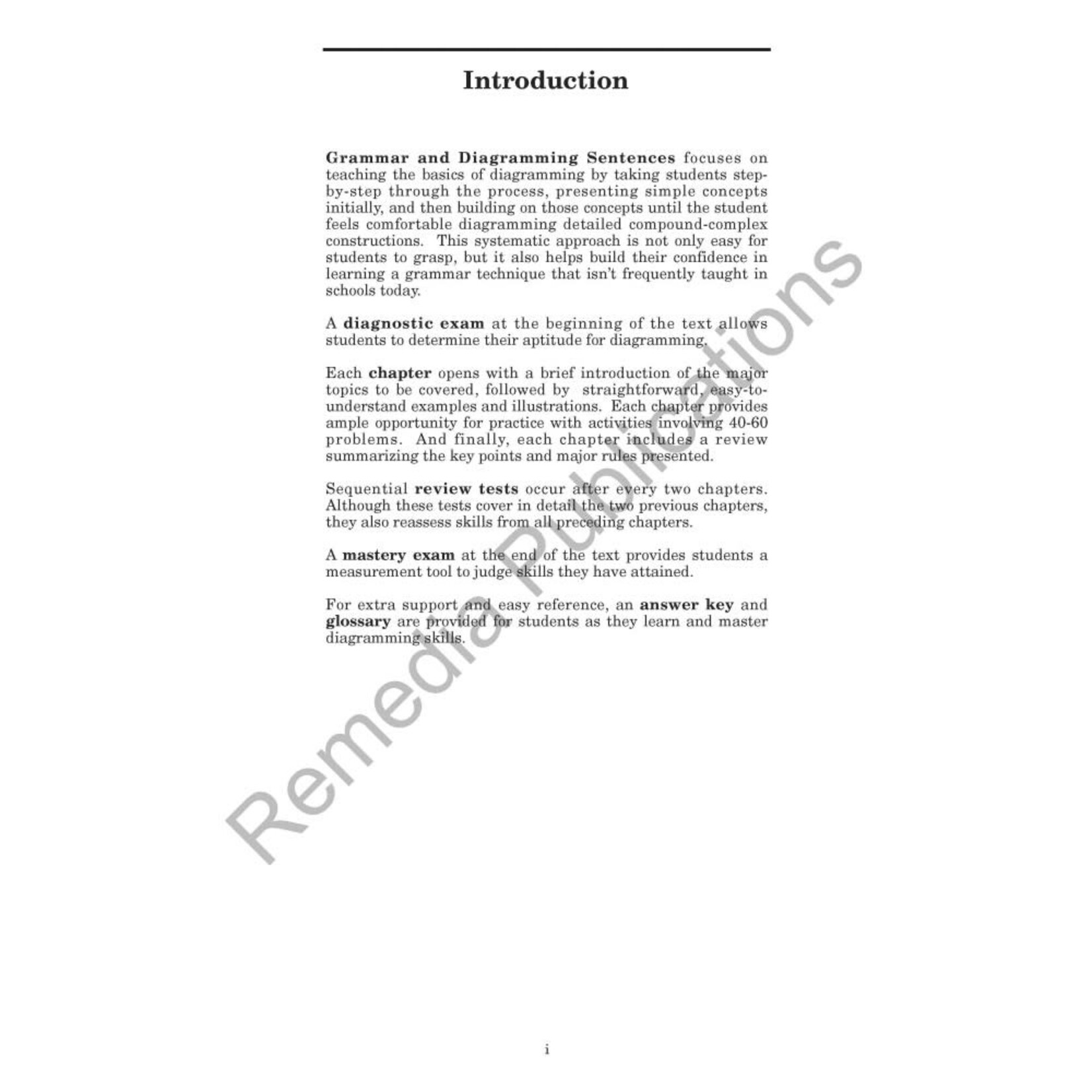 Grammar & Diagramming Sentences: Advanced Straight Forward English Series