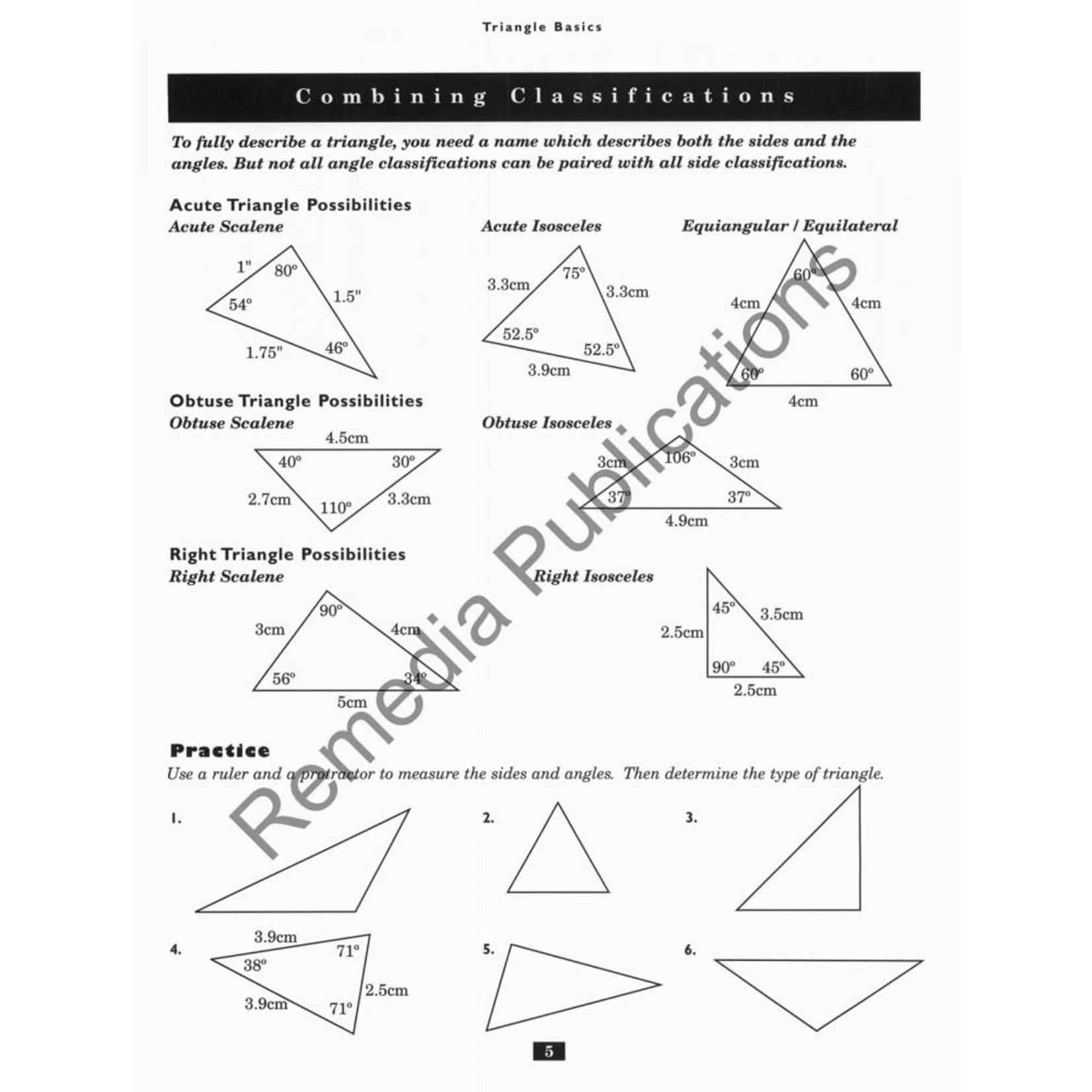 Triangles: Studies in Geometry Series