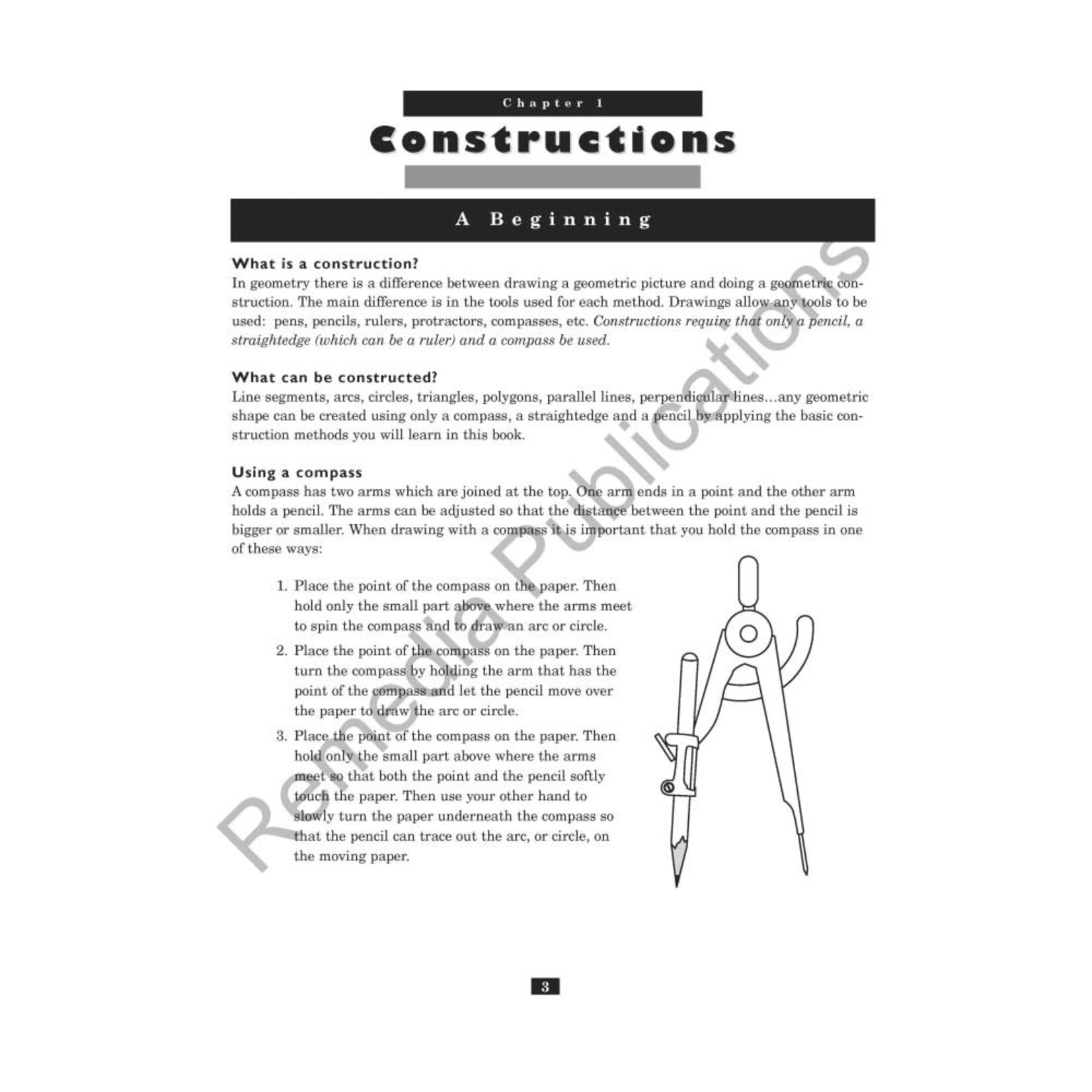 Constructions: Studies in Geometry Series