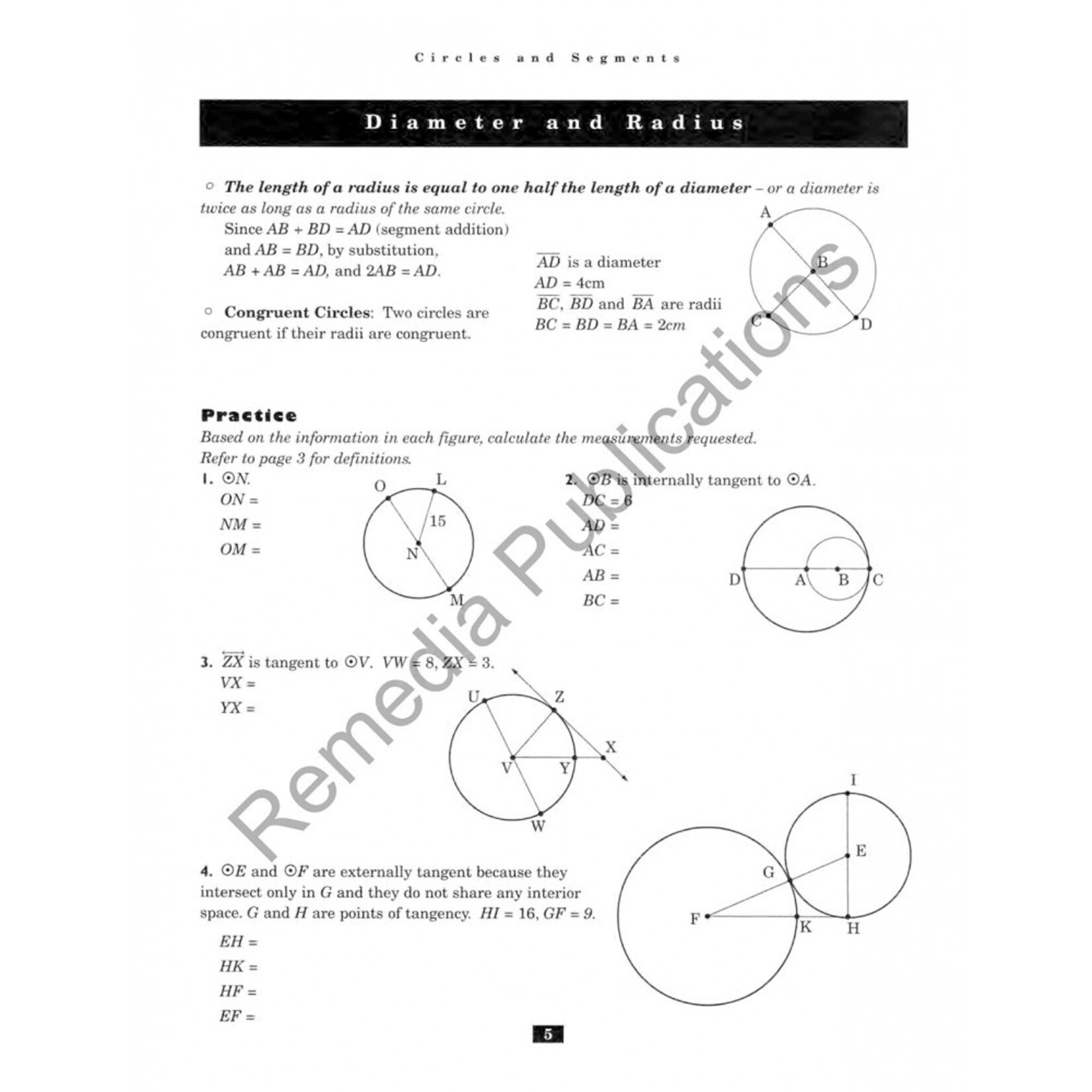 Circles: Studies in Geometry Series