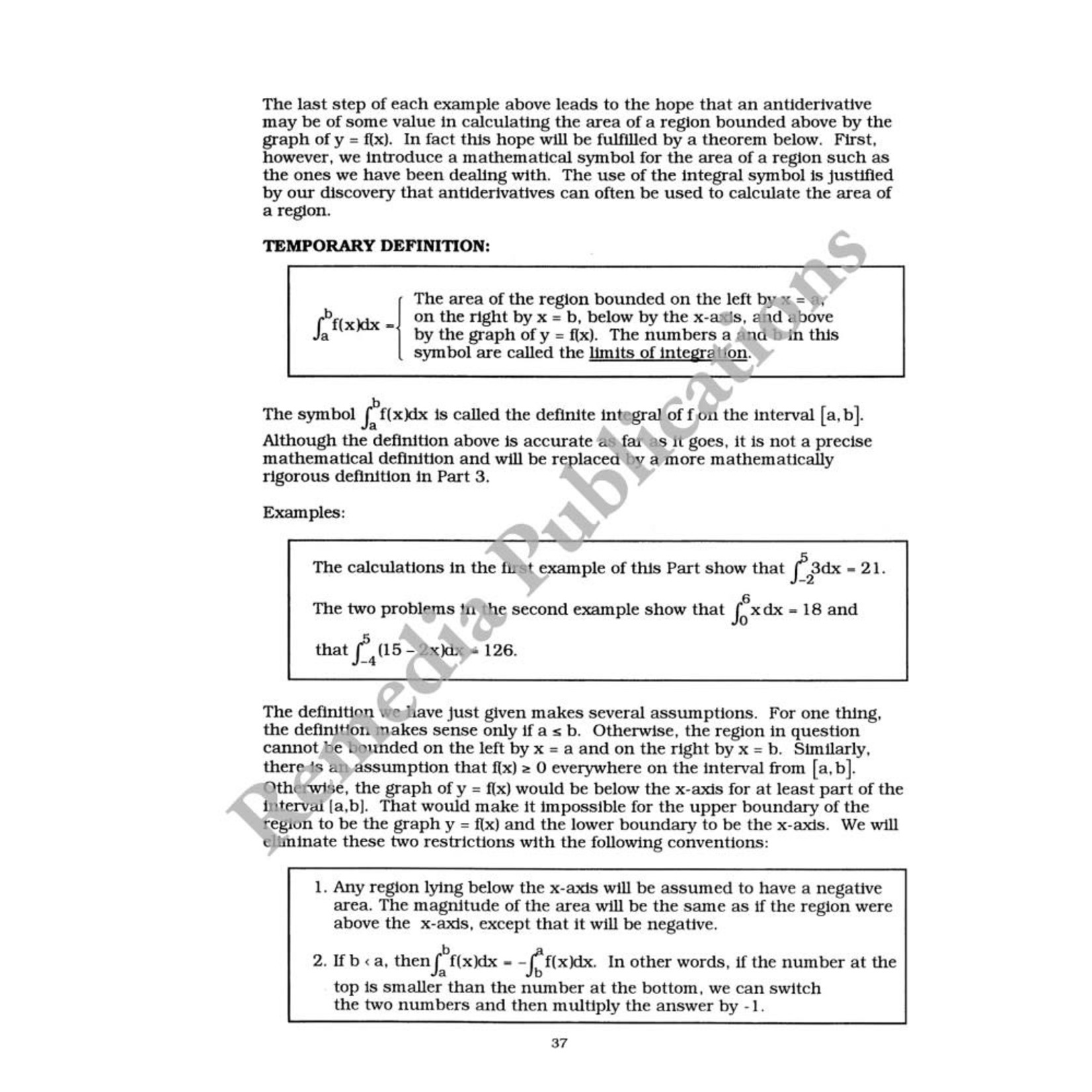 Calculus AB Volume 2: Straight Forward Math Series (Large Edition)