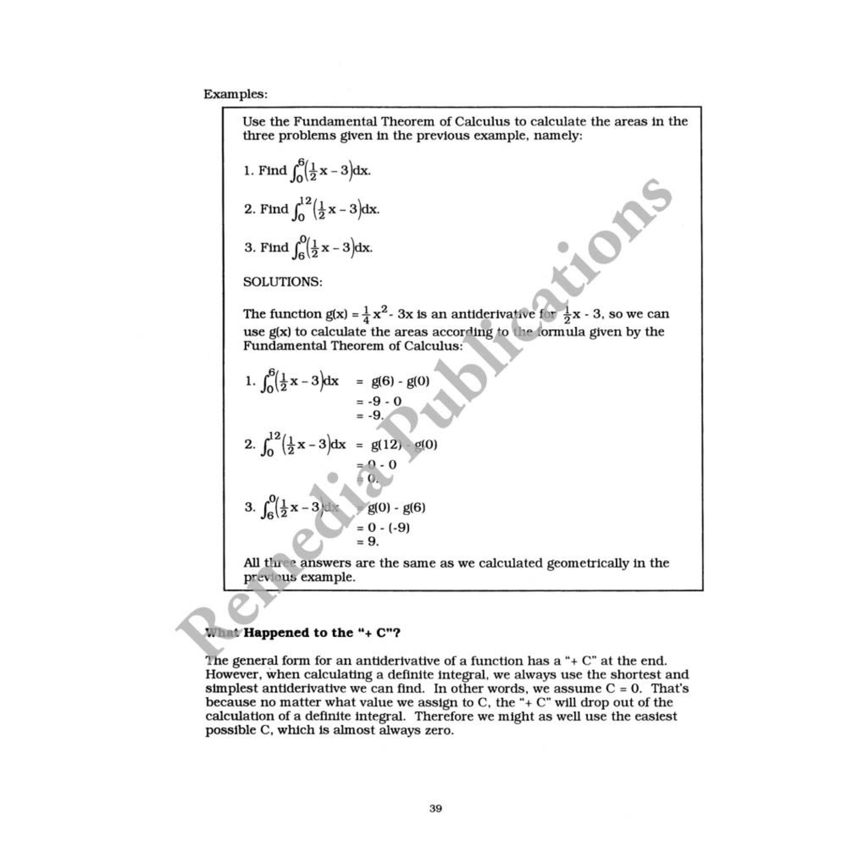 Calculus AB Volume 2: Straight Forward Math Series (Large Edition)