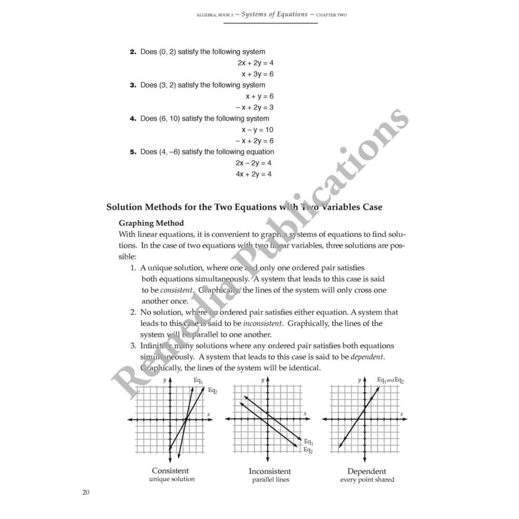 Algebra Book 3: Straight Forward Math Series (Large Edition)