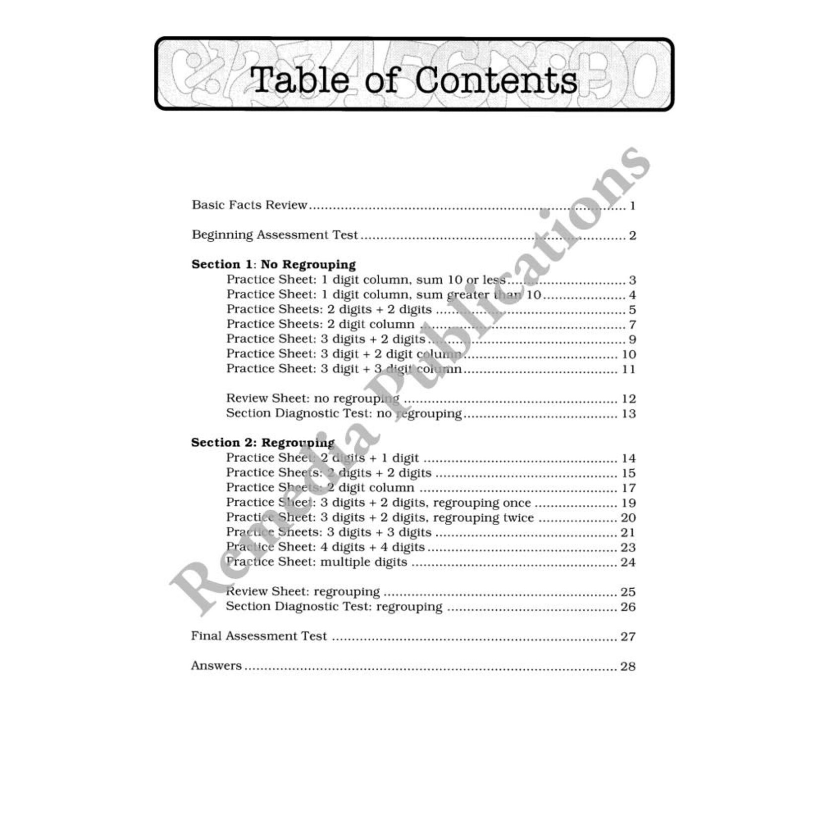Advanced Addition: Straight Forward Math Series (Advanced Edition)