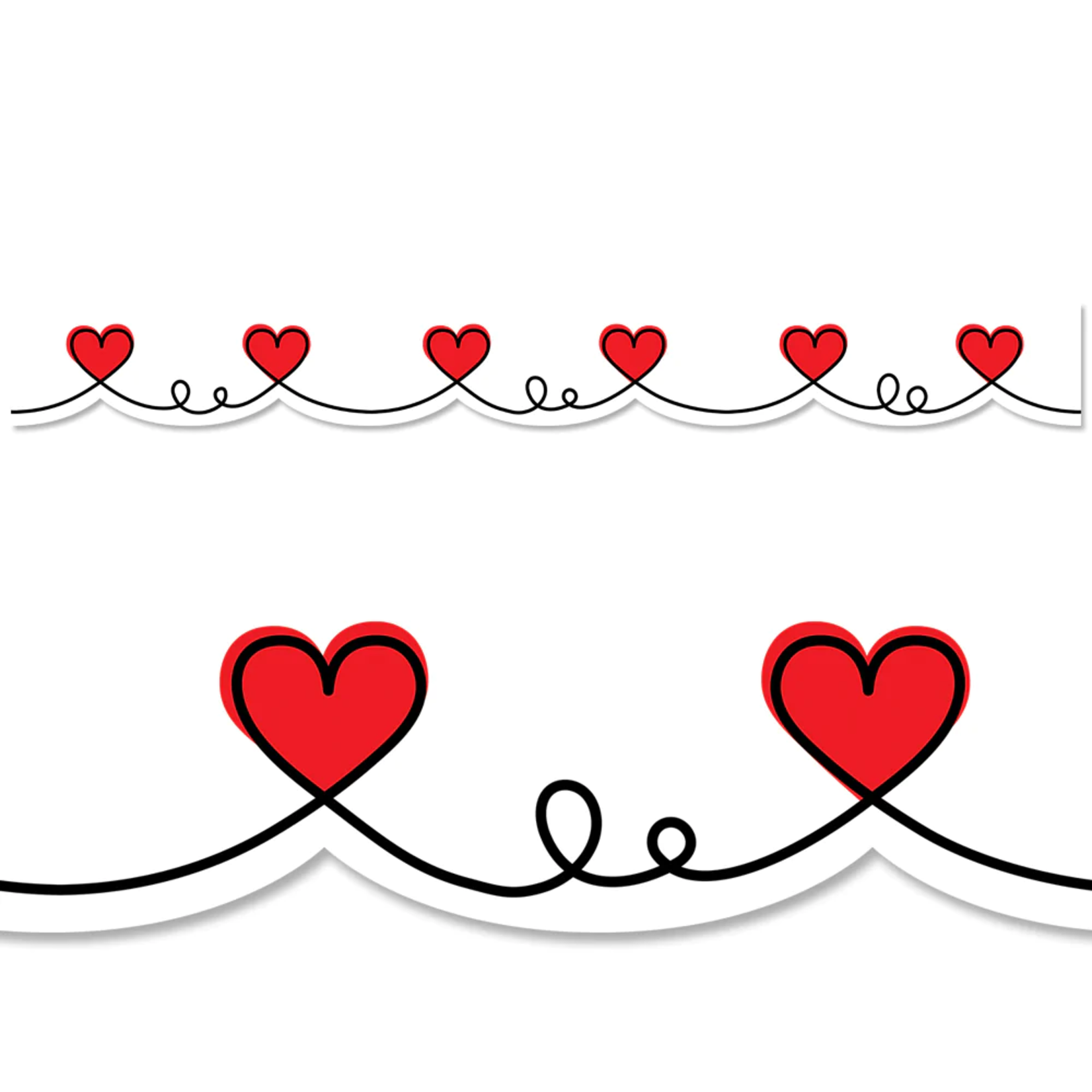 CREATIVE TEACHING PRESS Doodle Hearts EZ Border