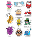 CREATIVE TEACHING PRESS So Much Pun! Punny Rewards Stickers