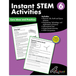 CREATIVE TEACHING PRESS STEM Instant Activities Workbook, Grade 6