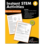 CREATIVE TEACHING PRESS STEM Instant Activities Workbook, Grade 4