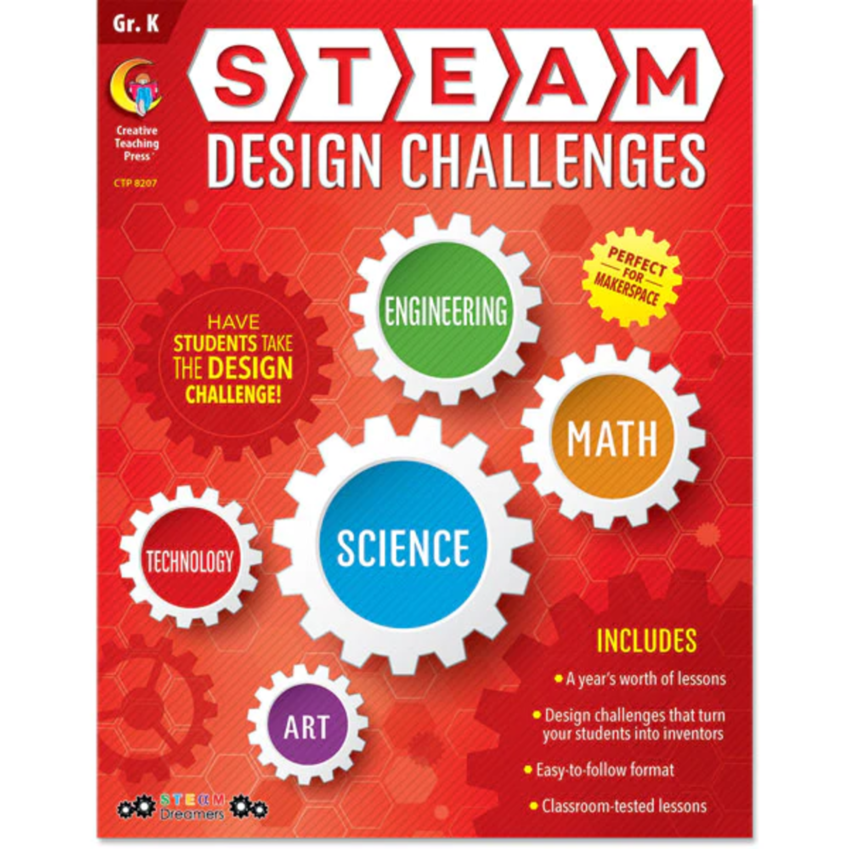 CREATIVE TEACHING PRESS STEAM Design Challenges Resource Book, Gr. K