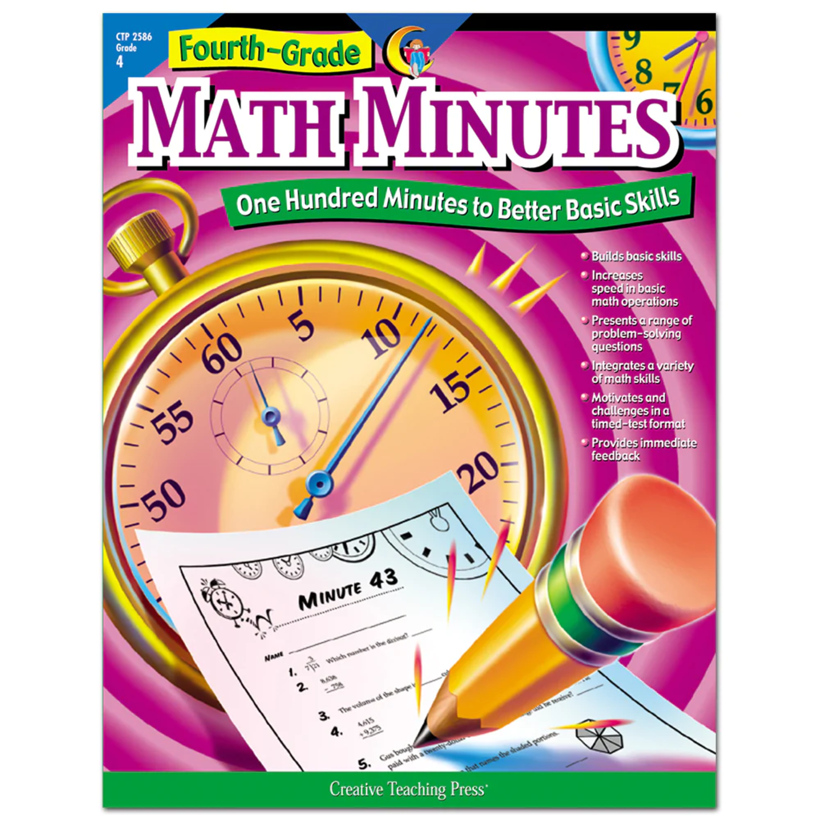 CREATIVE TEACHING PRESS Math Minutes, 4th Grade