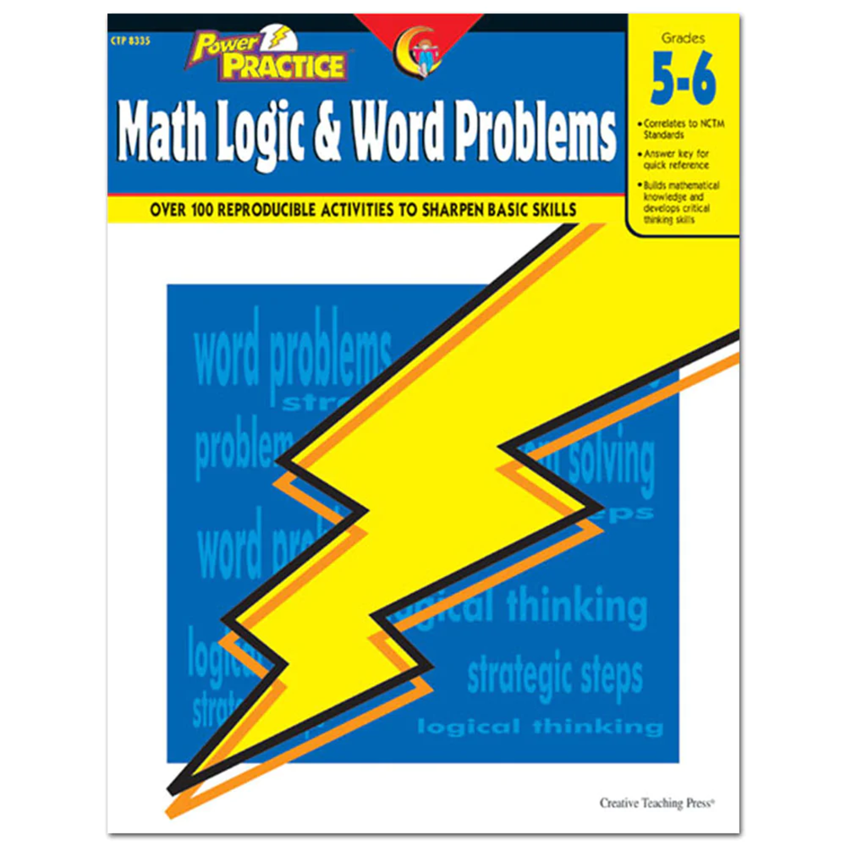 CREATIVE TEACHING PRESS Power Practice: Math Logic and Word Problems, Gr. 5-6