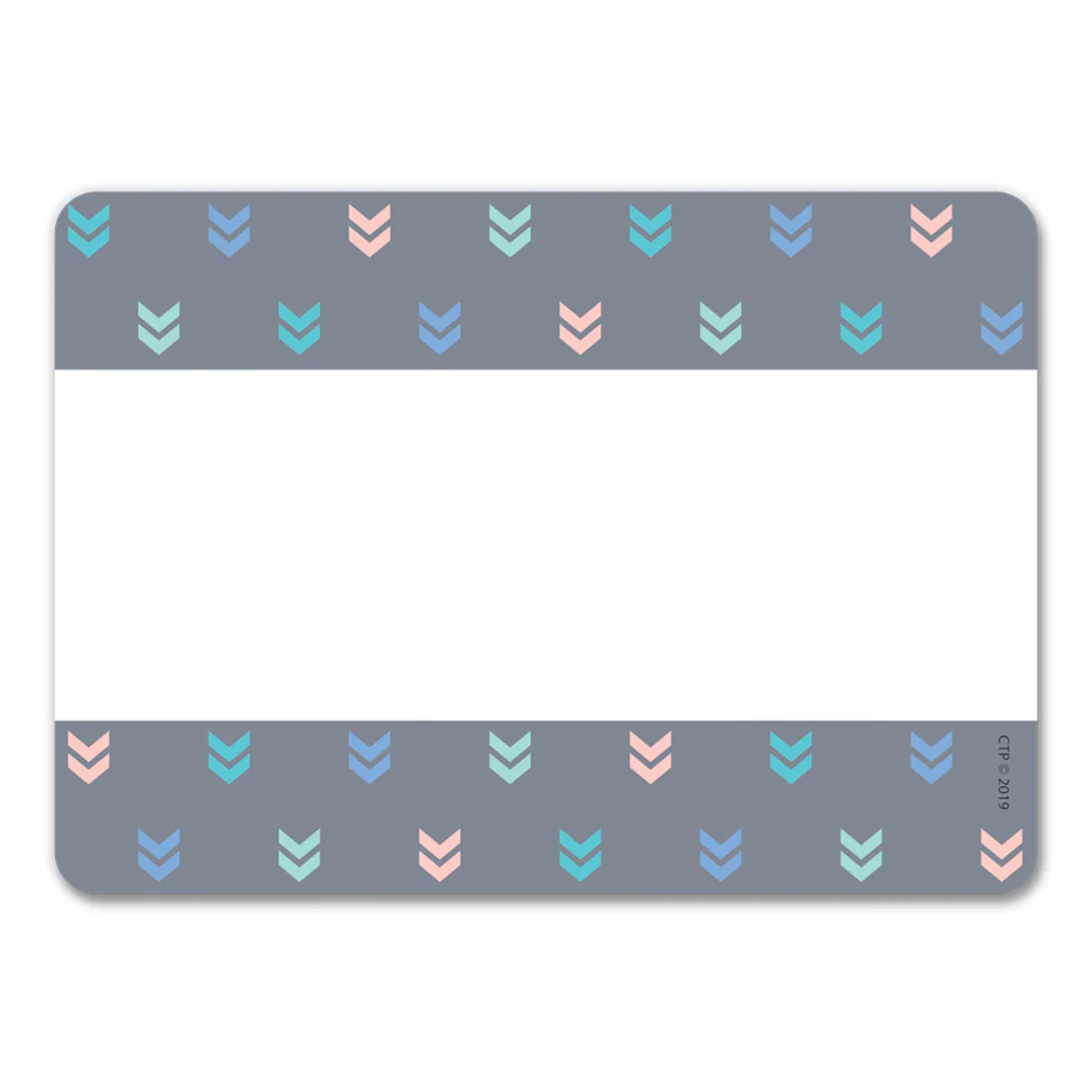 CREATIVE TEACHING PRESS Calm & Cool Colorful Mini Chevrons Labels