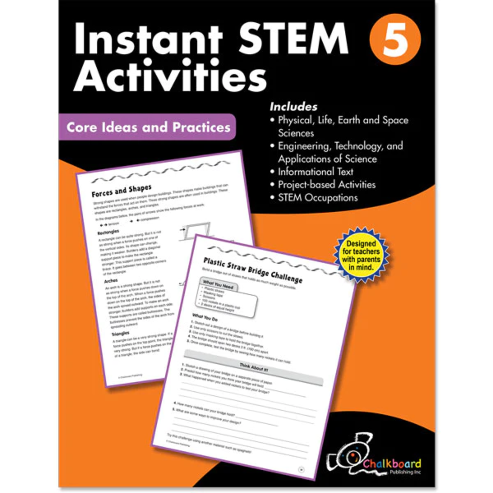 CREATIVE TEACHING PRESS STEM Instant Activities Workbook, Grade 5