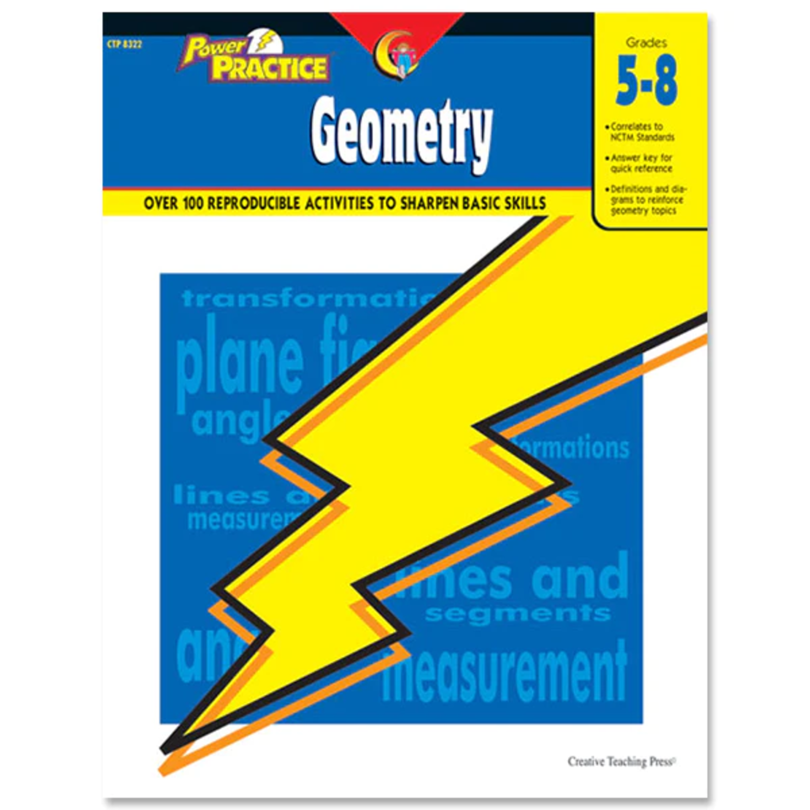 CREATIVE TEACHING PRESS Power Practice: Geometry, Gr. 5-8