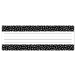 CREATIVE TEACHING PRESS Messy Dots on Black Name Plates