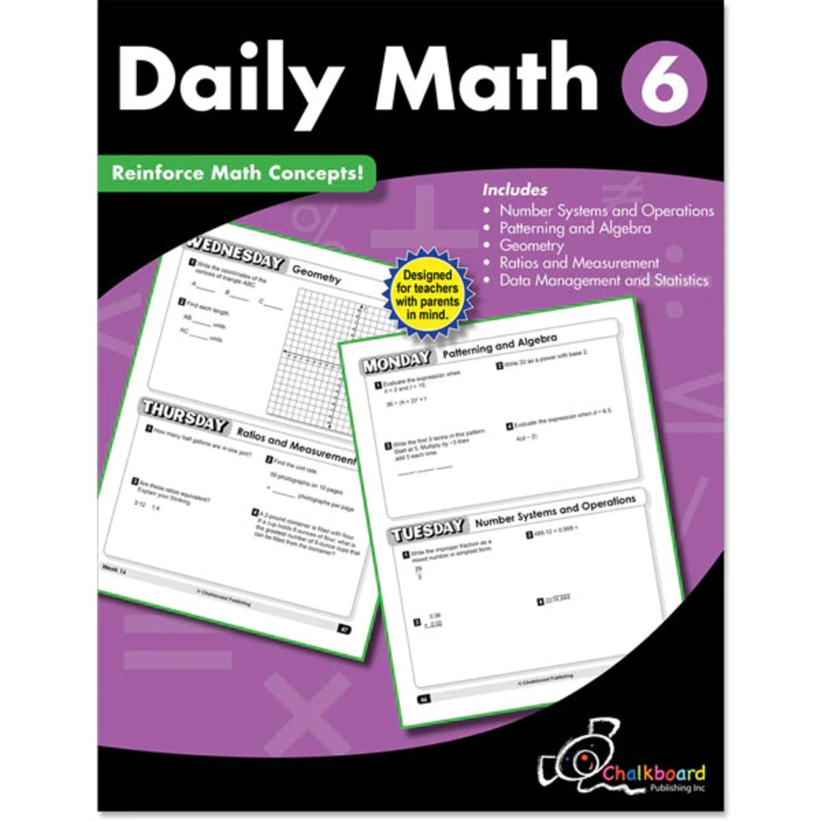 CREATIVE TEACHING PRESS Daily Math Workbook, Grade 6