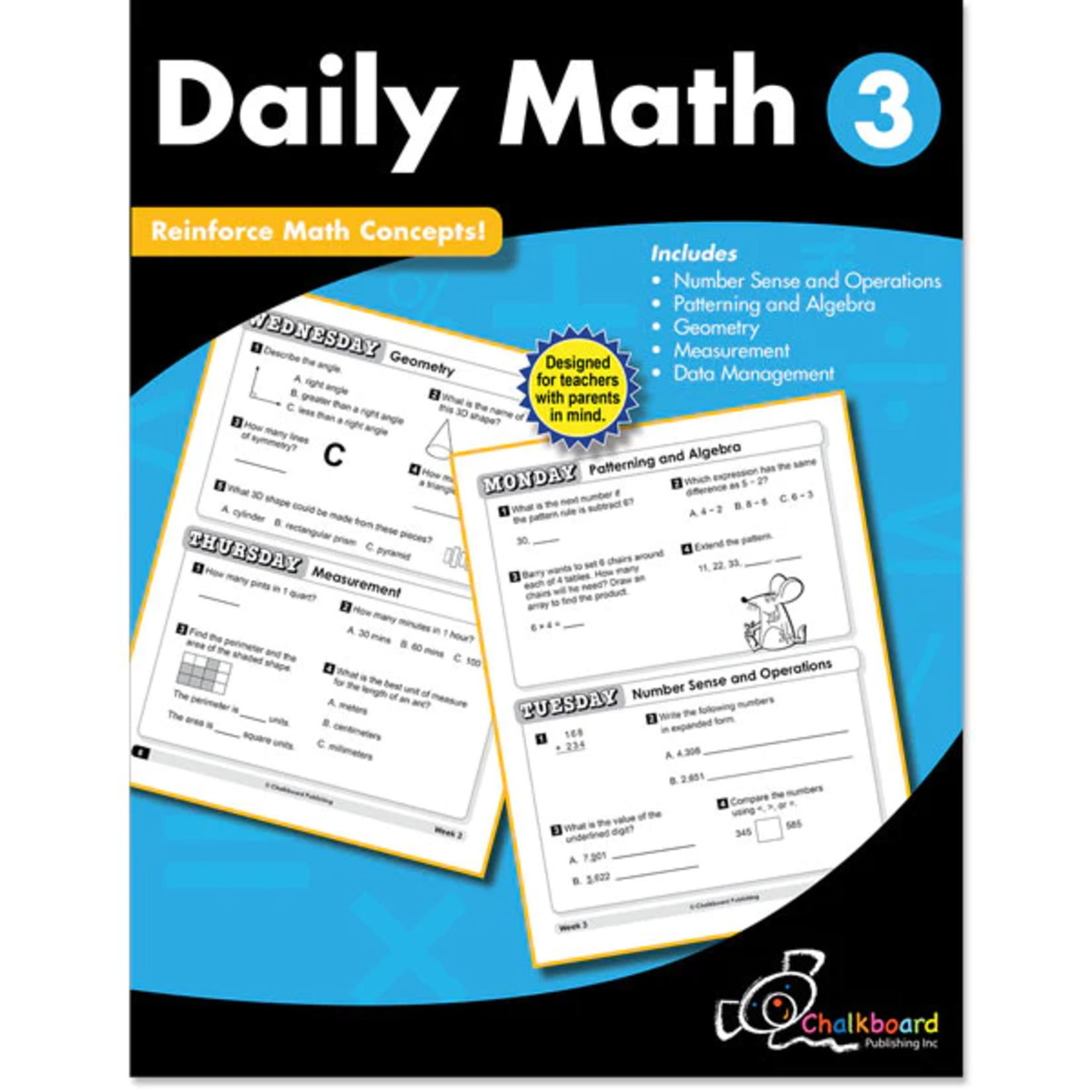CREATIVE TEACHING PRESS Daily Math Workbook, Grade 3