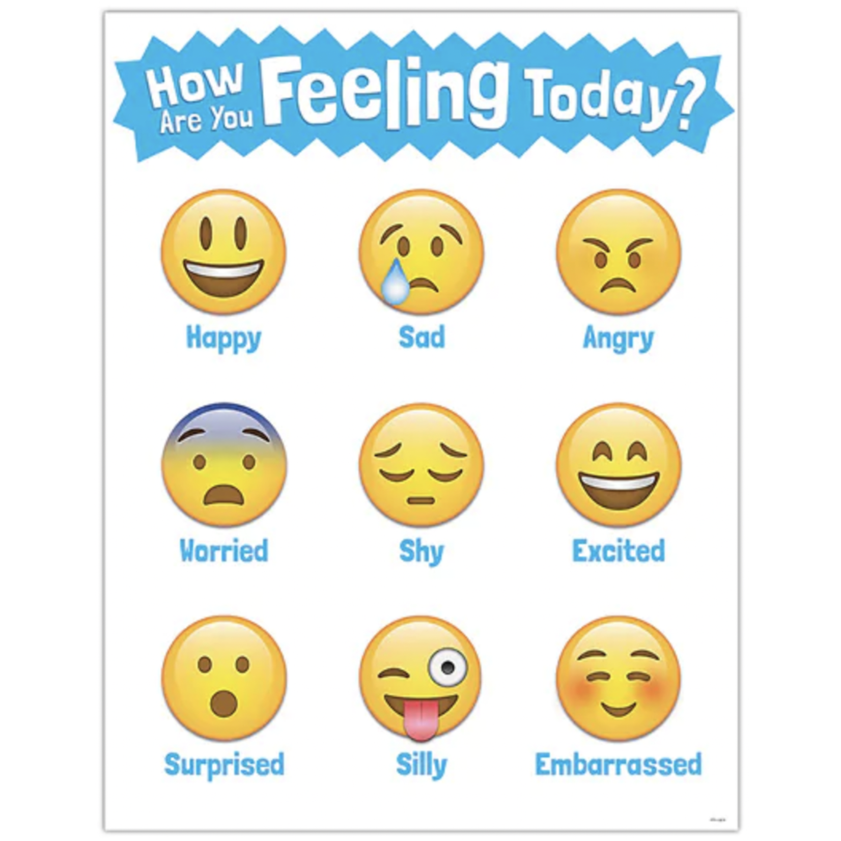 CREATIVE TEACHING PRESS How are you feeling today? Emoji chart