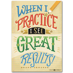 CREATIVE TEACHING PRESS When I practice Poster