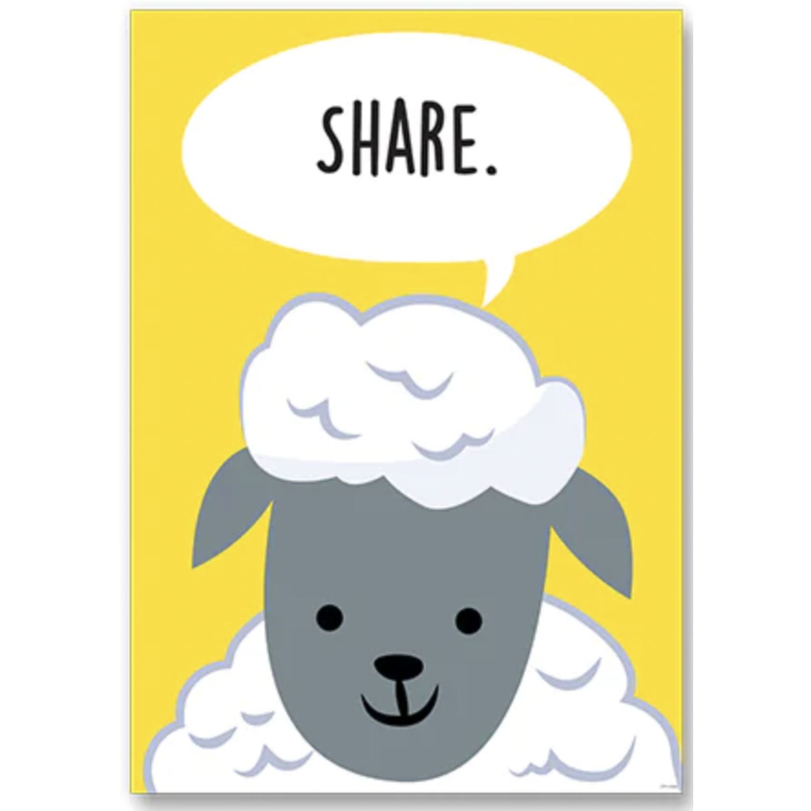 CREATIVE TEACHING PRESS Share. (sheep) Poster