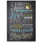 CREATIVE TEACHING PRESS Romans 15:13 Rejoice Inspire U Poster