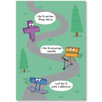 CREATIVE TEACHING PRESS Plus, equals, minus signs Inspire U Poster