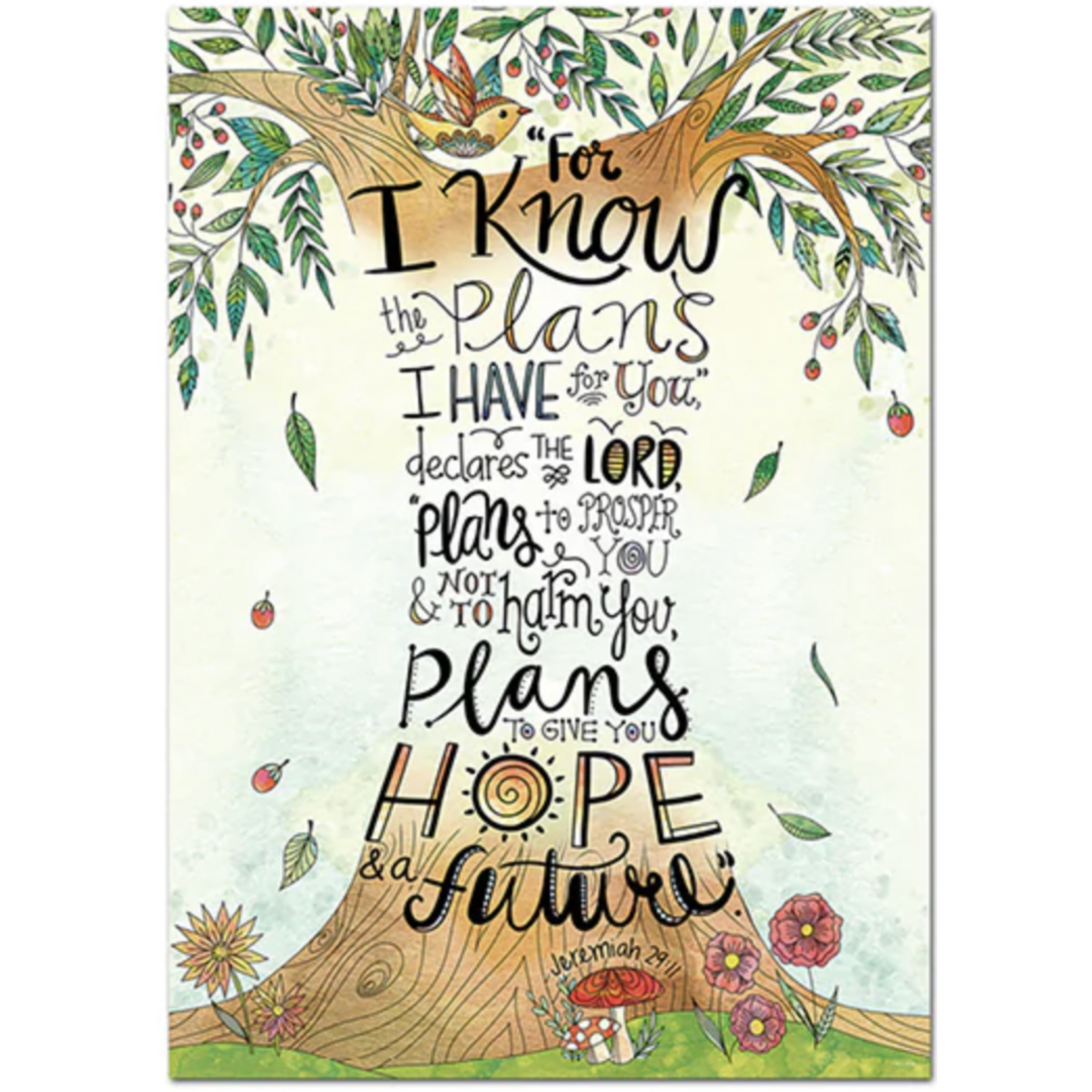 CREATIVE TEACHING PRESS Jeremiah 29:11 Rejoice Inspire U Poster