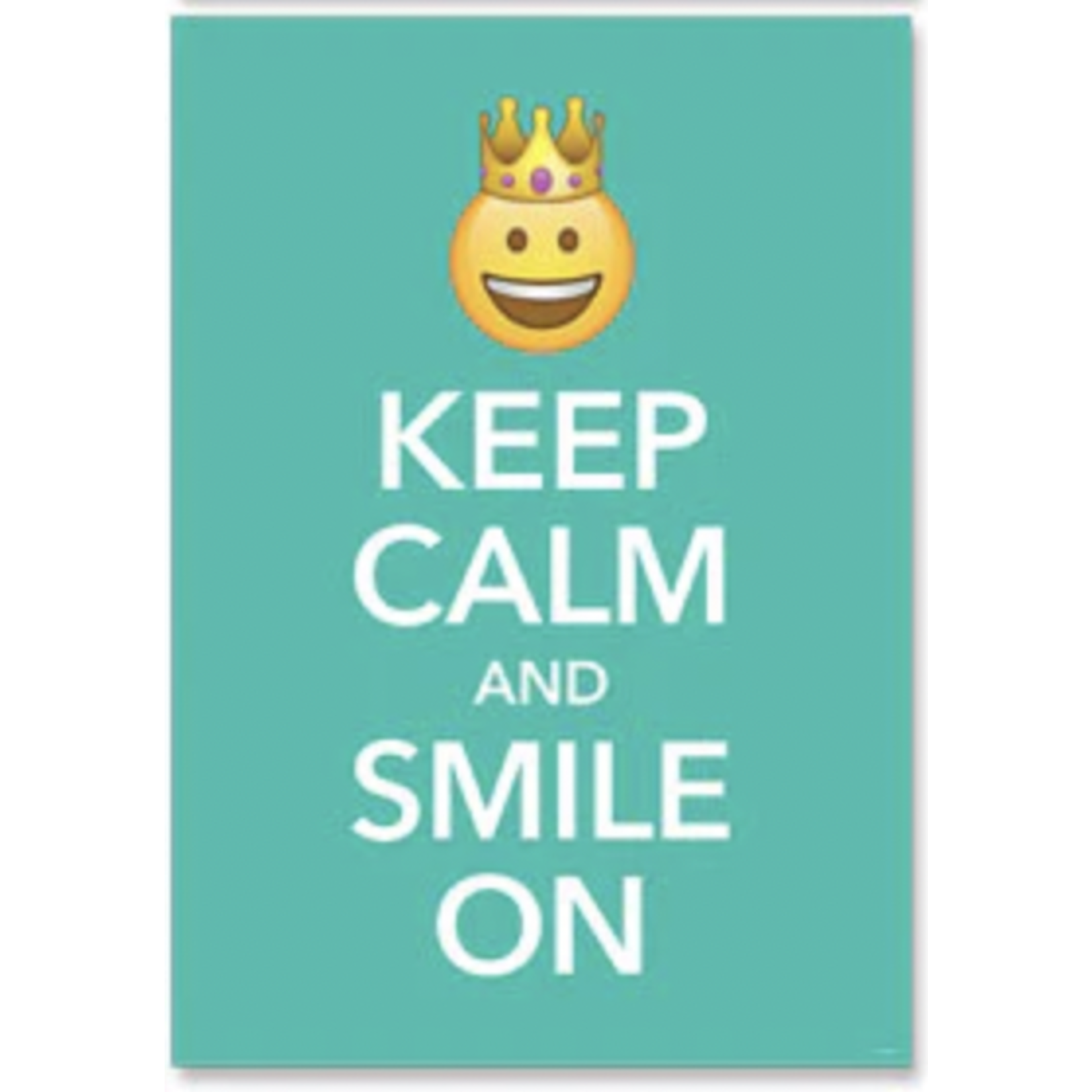 CREATIVE TEACHING PRESS Emoji Fun Keep Calm and Smile On Poster
