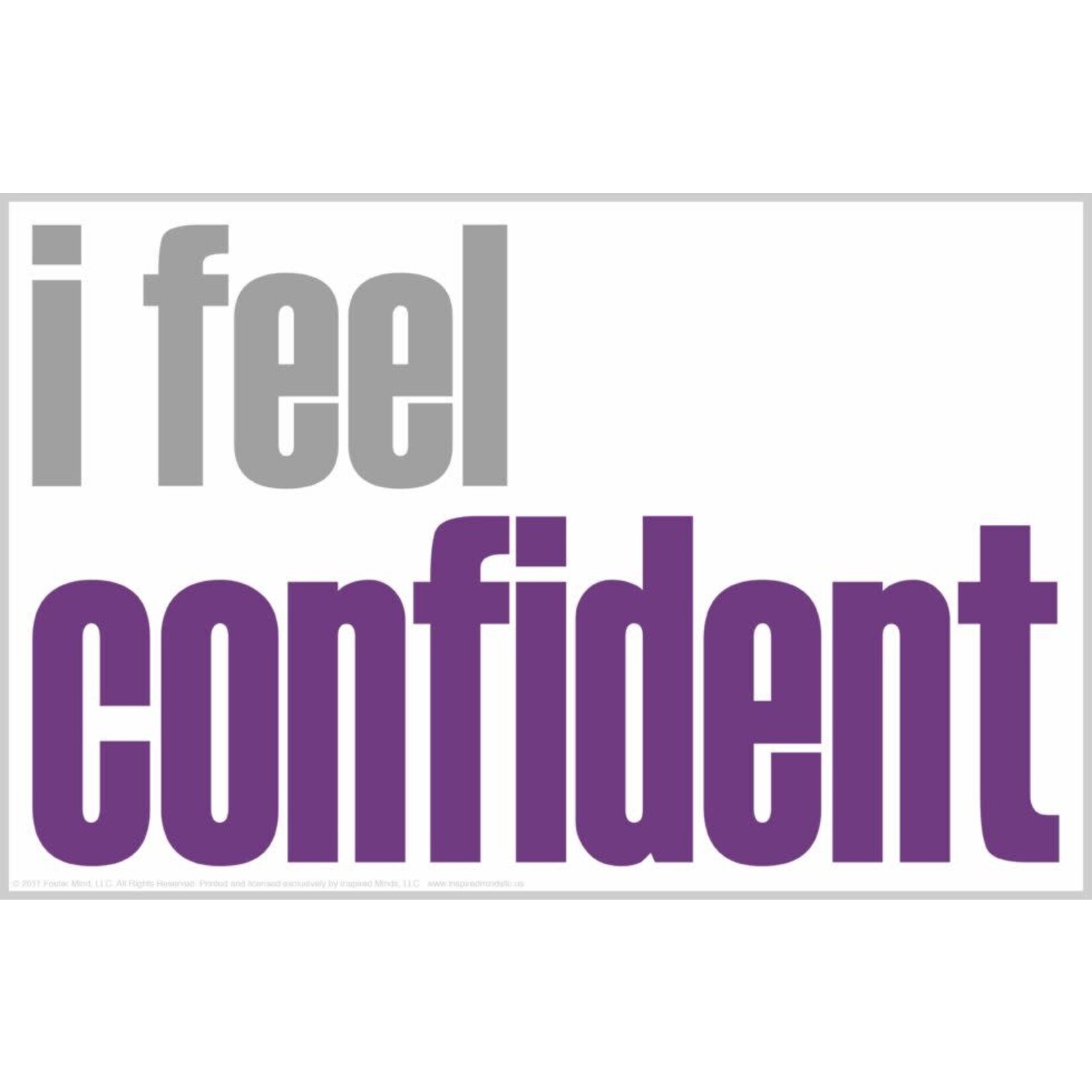 I feel confident Poster