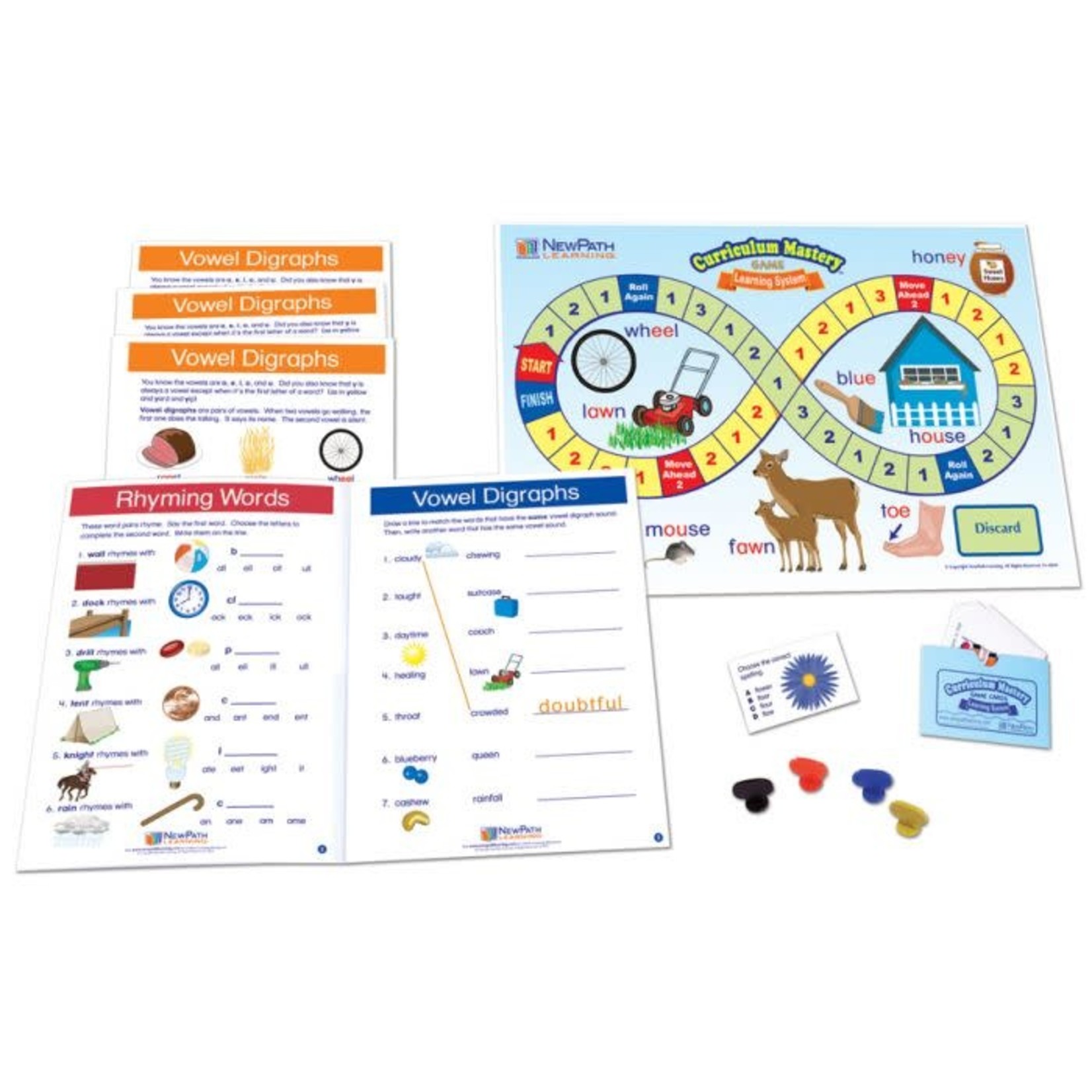 Vowel Digraphs Learning Center, Gr. 1-2