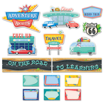 CREATIVE TEACHING PRESS Mid-Century Mod On the Road to Learning Mini Bulletin Board