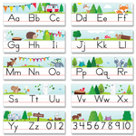 CREATIVE TEACHING PRESS Woodland Friends Traditional Manuscript Alphabet Line Bulletin Board