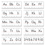 CREATIVE TEACHING PRESS Traditional Manuscript Alphabet Line Bulletin Board