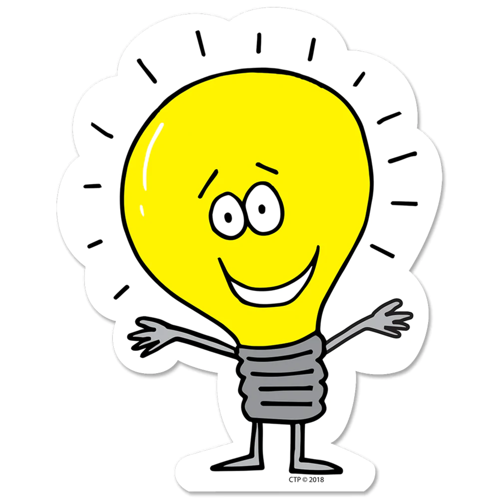 CREATIVE TEACHING PRESS So Much Pun! Say Watt? 6" Designer Cut-Outs