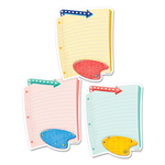 CREATIVE TEACHING PRESS Mid-Century Mod Notebook Paper 6" Designer Cut-Outs